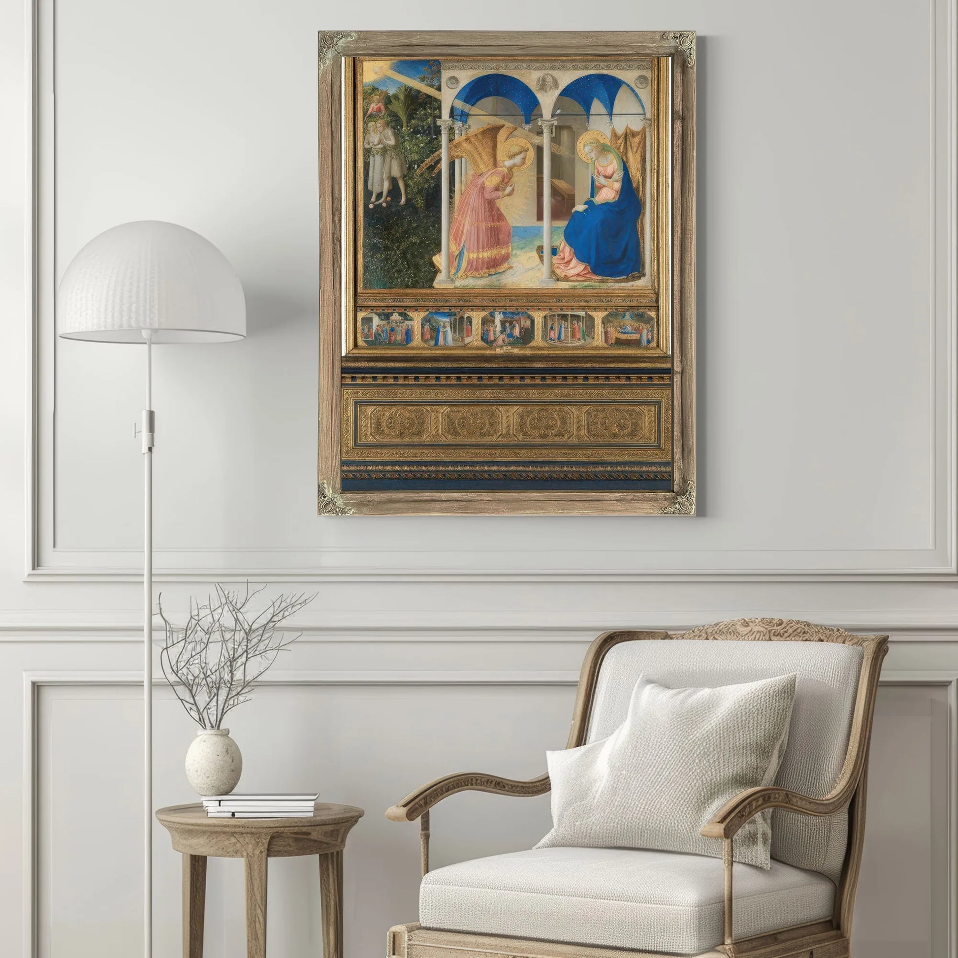 The Annunciation And Life Of The Virgin 1426 (1) By Fra Angelico Fine Art Print