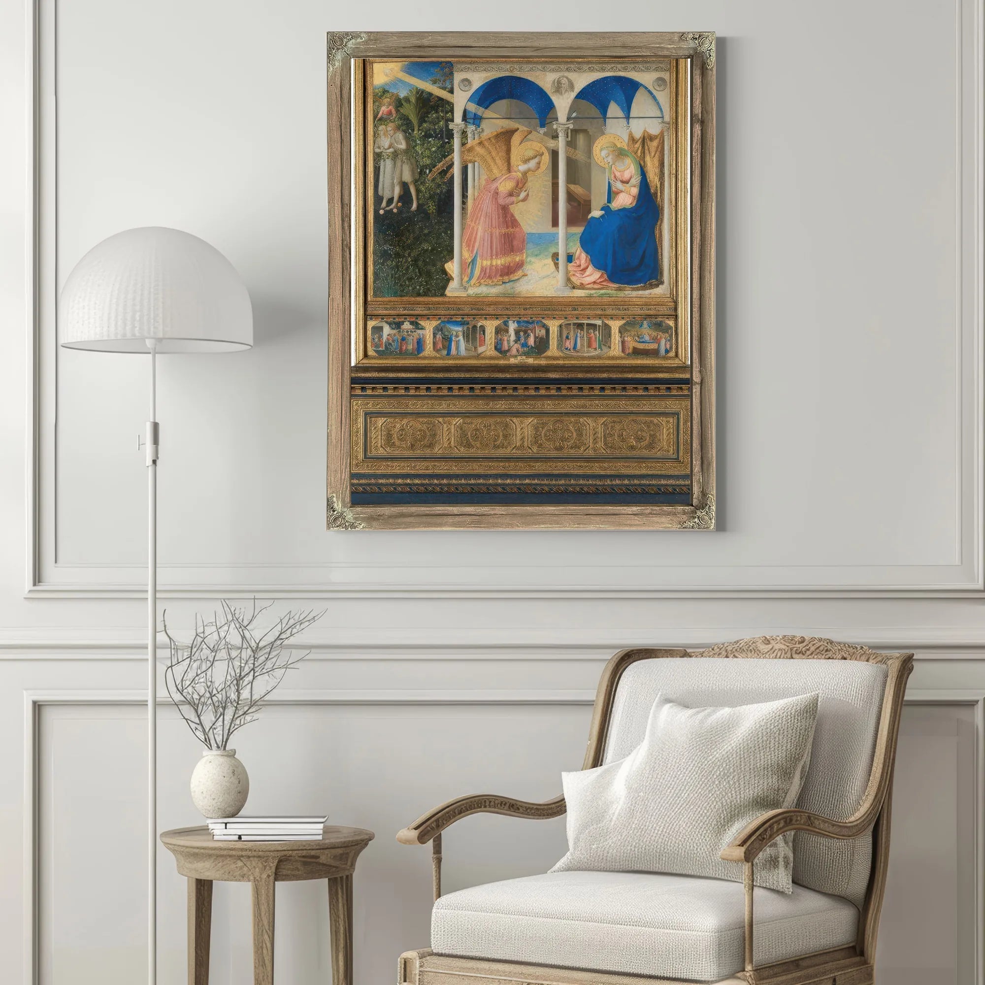 The Annunciation And Life Of The Virgin 1426 (1) By Fra Angelico Fine Art Print