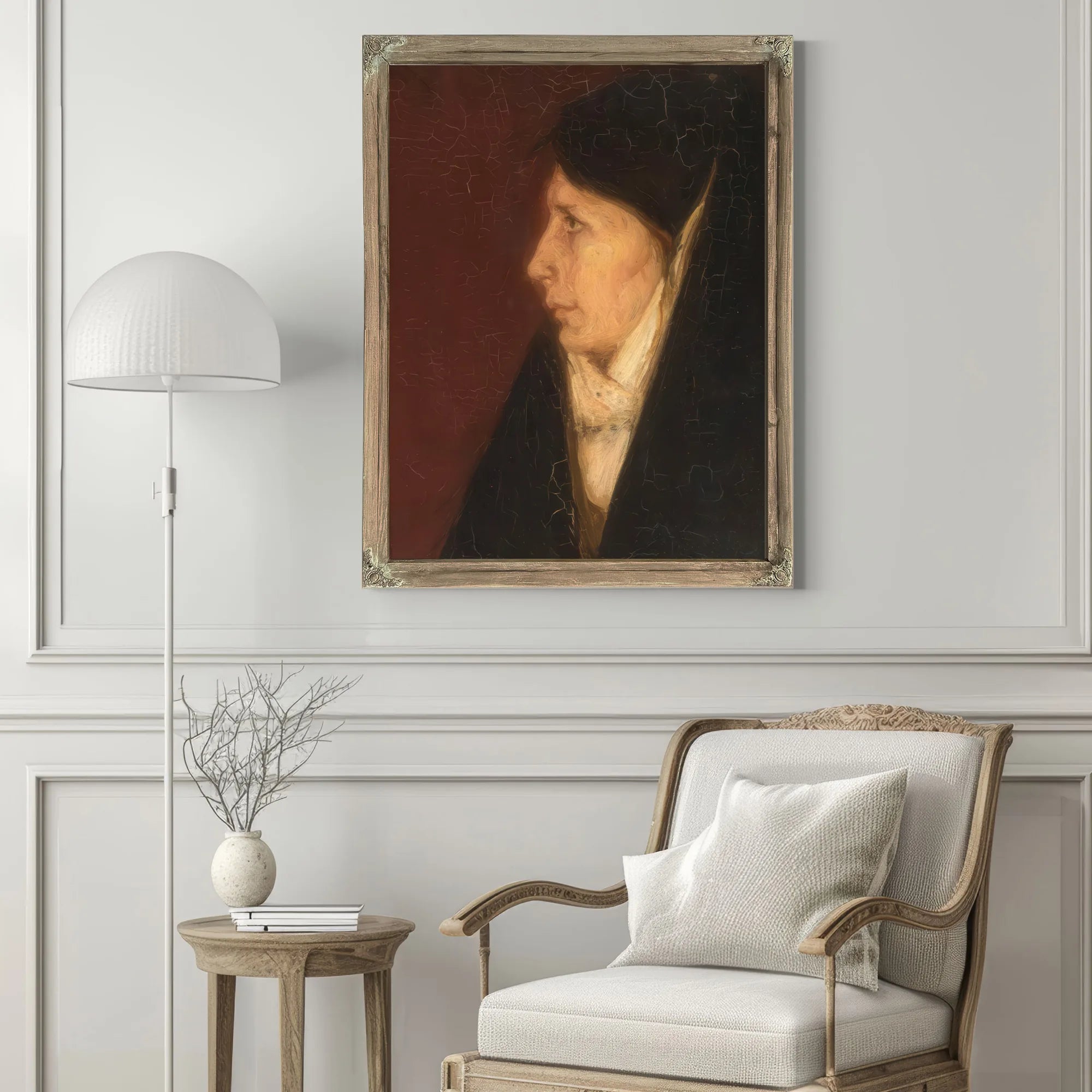 Profile Of A Woman's Head By Henry Ossawa Tanner Fine Art Print