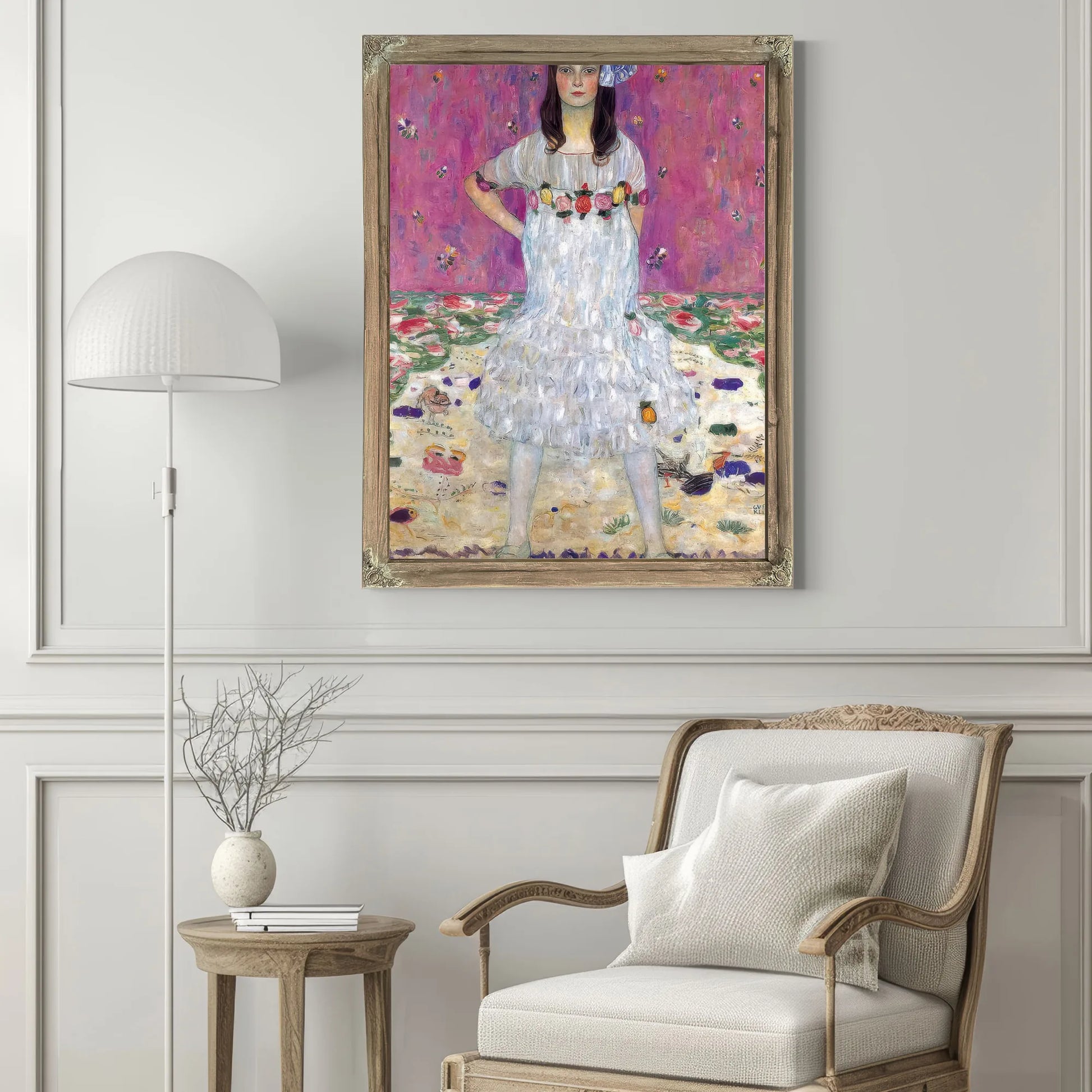 Portrait Of Mada Primavesi By Gustav Klimt Fine Art Print