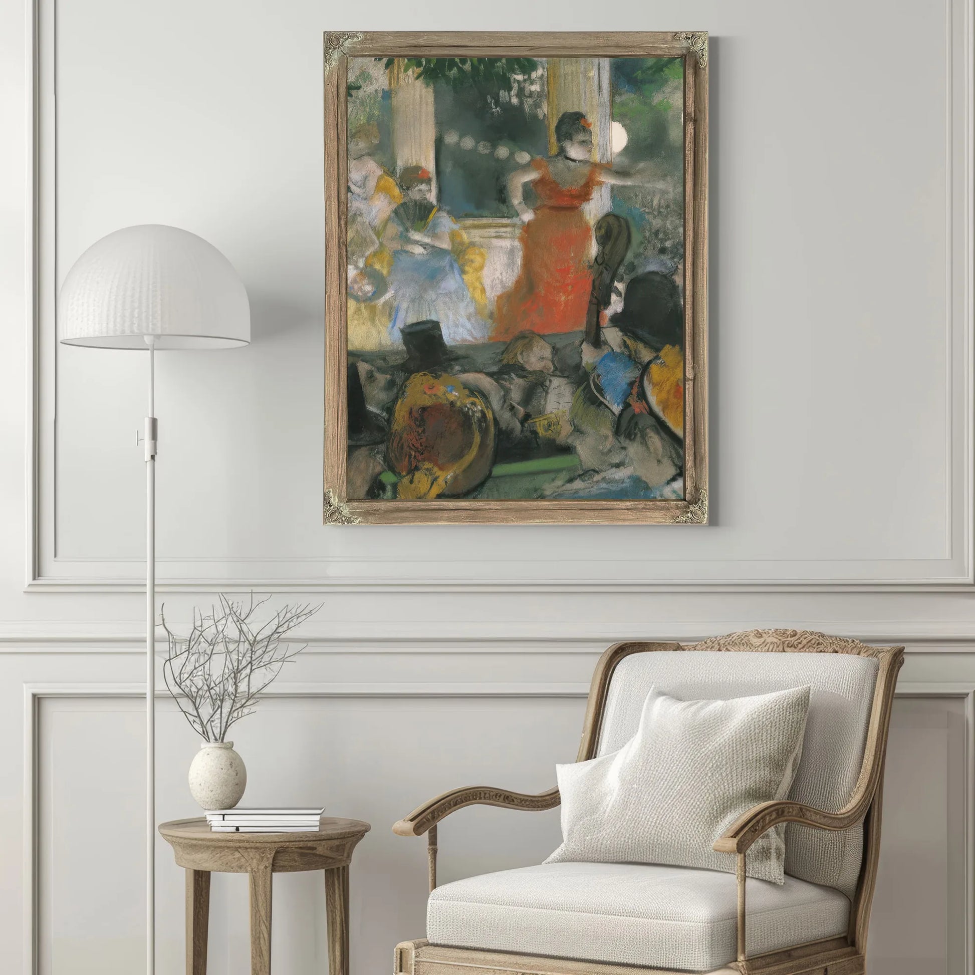 Cafe Concert At Les Ambassadeurs By Edgar Degas Fine Art Print