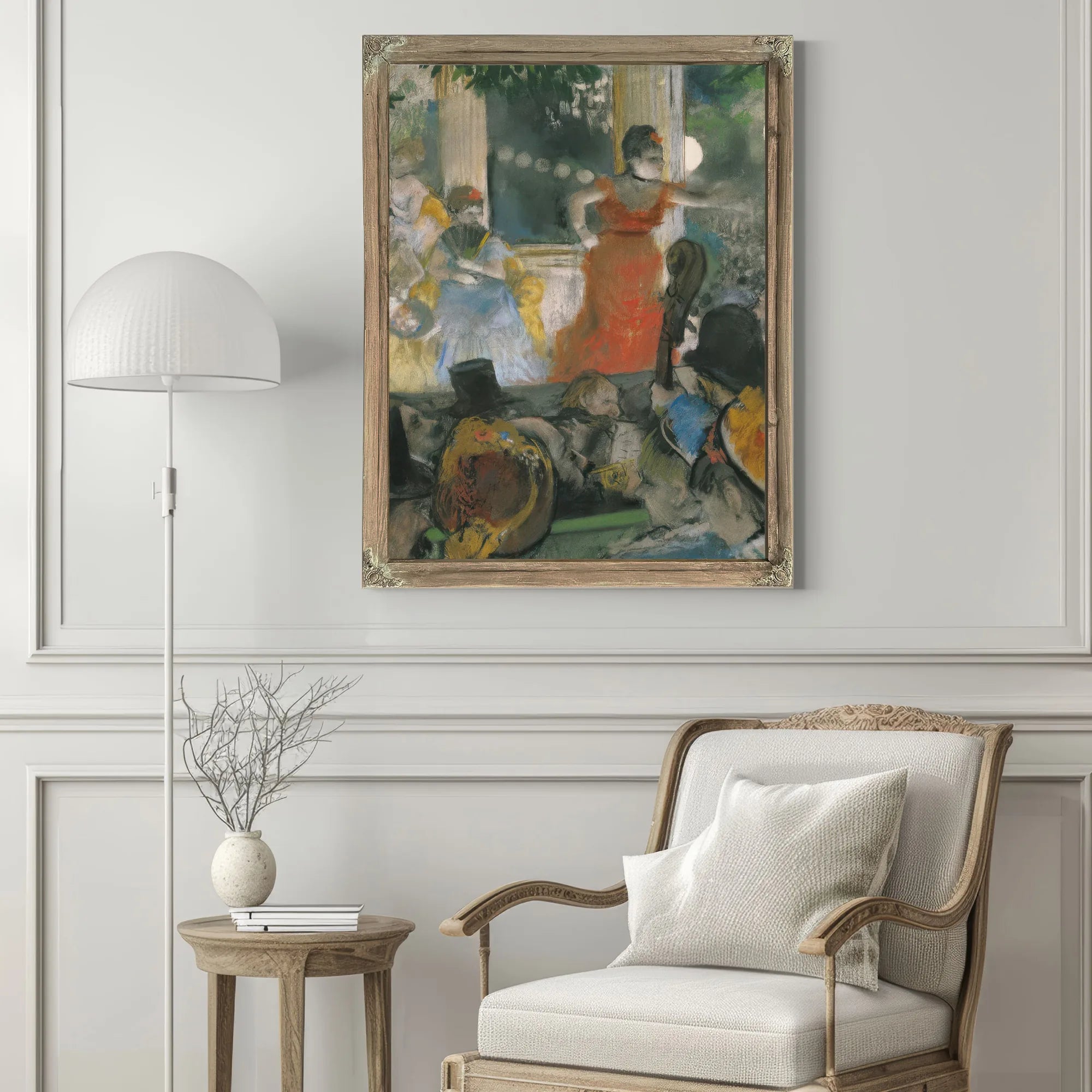 Cafe Concert At Les Ambassadeurs By Edgar Degas Fine Art Print