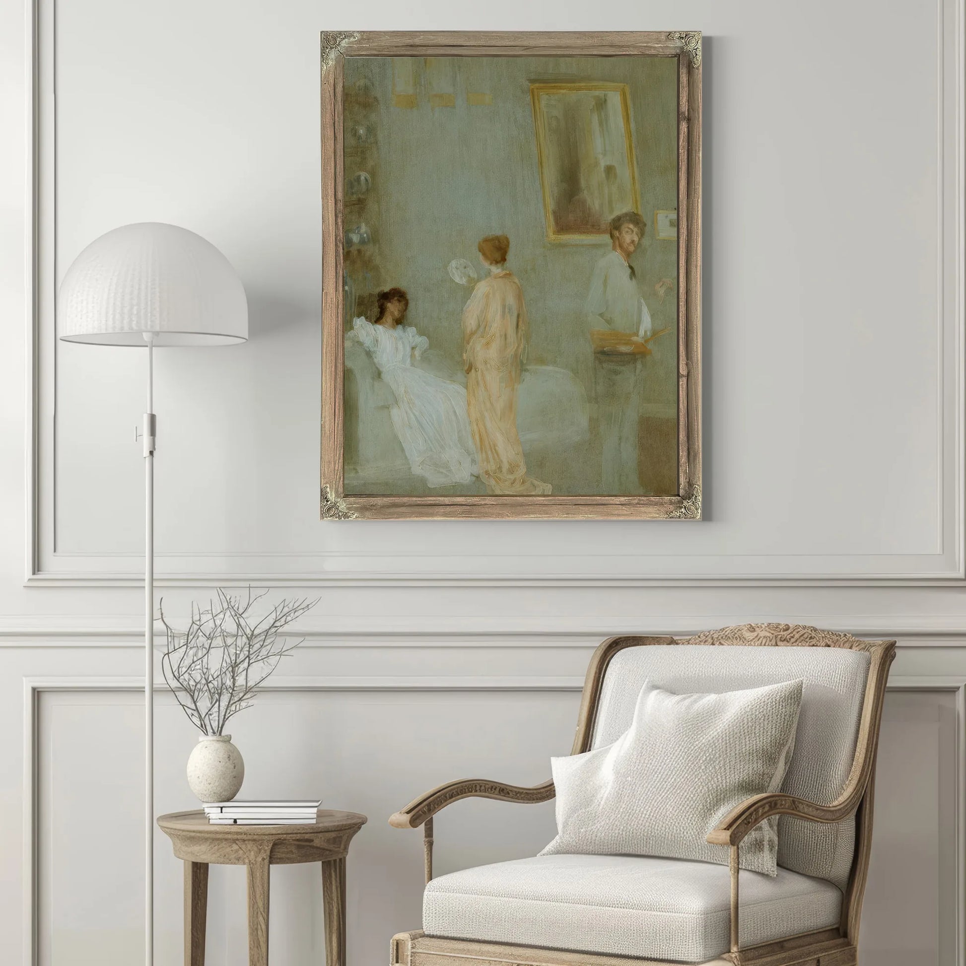 The Artist In His Studio By James McNeill Whistler Fine Art Print