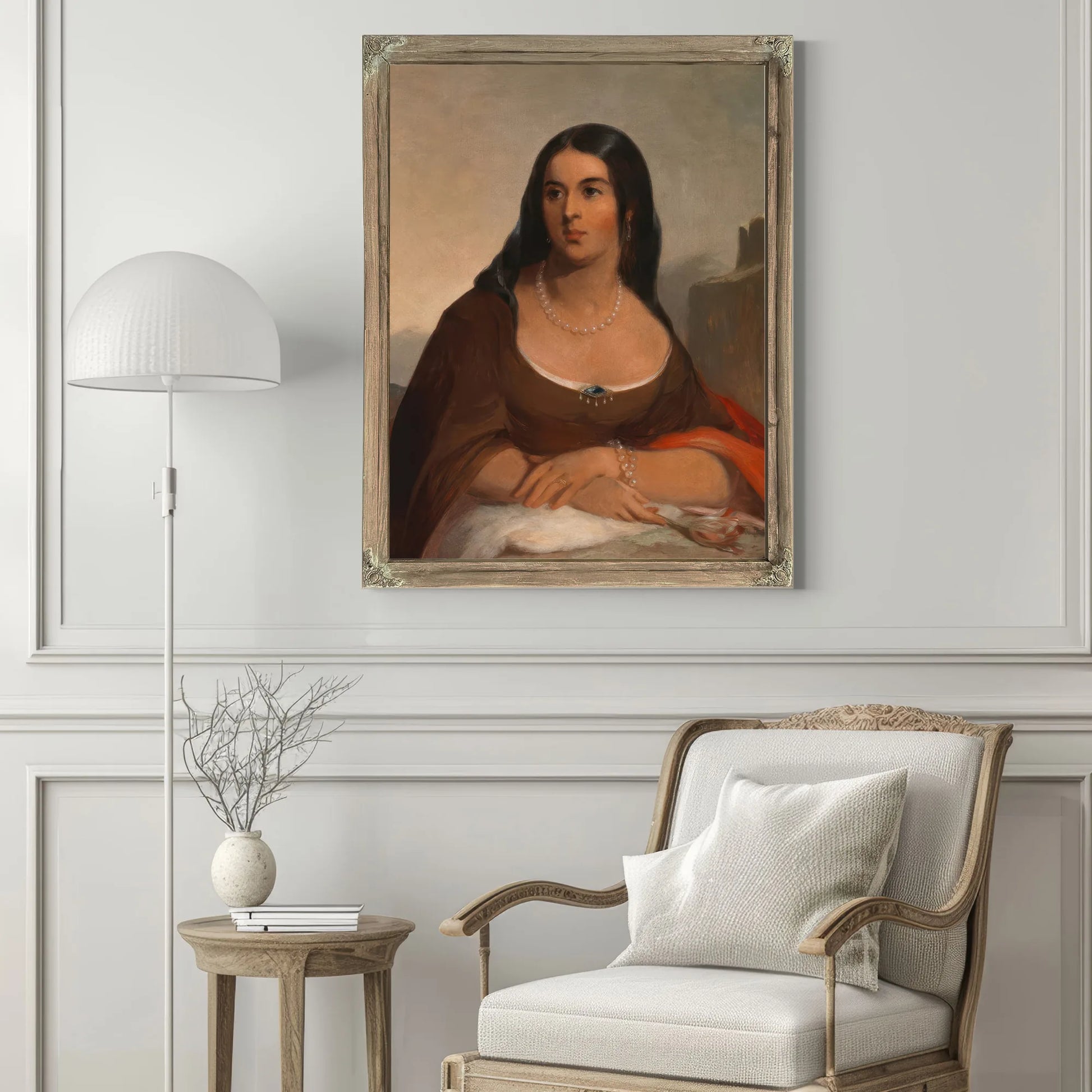 Pocahontas By Thomas Sully Fine Art Print