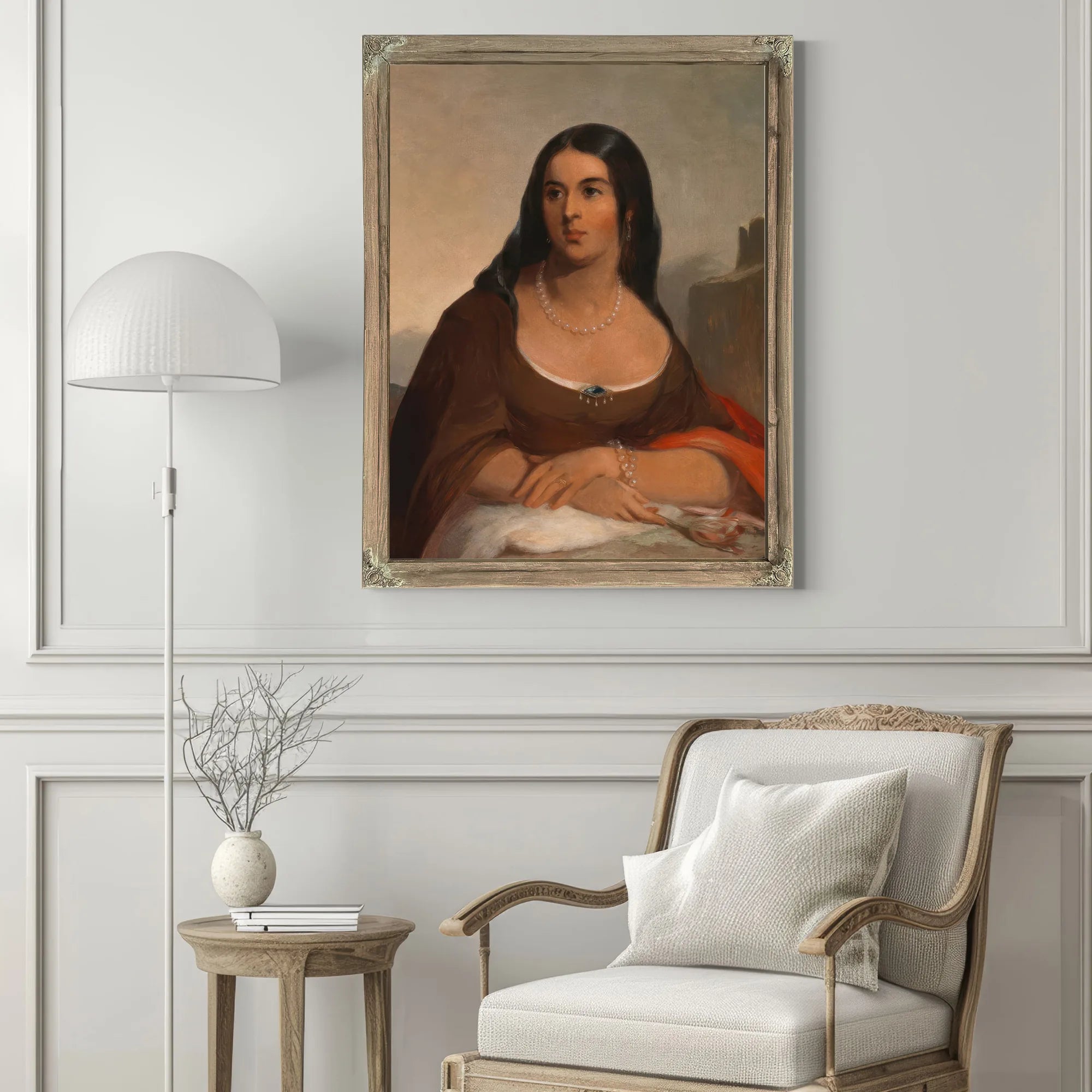 Pocahontas By Thomas Sully Fine Art Print