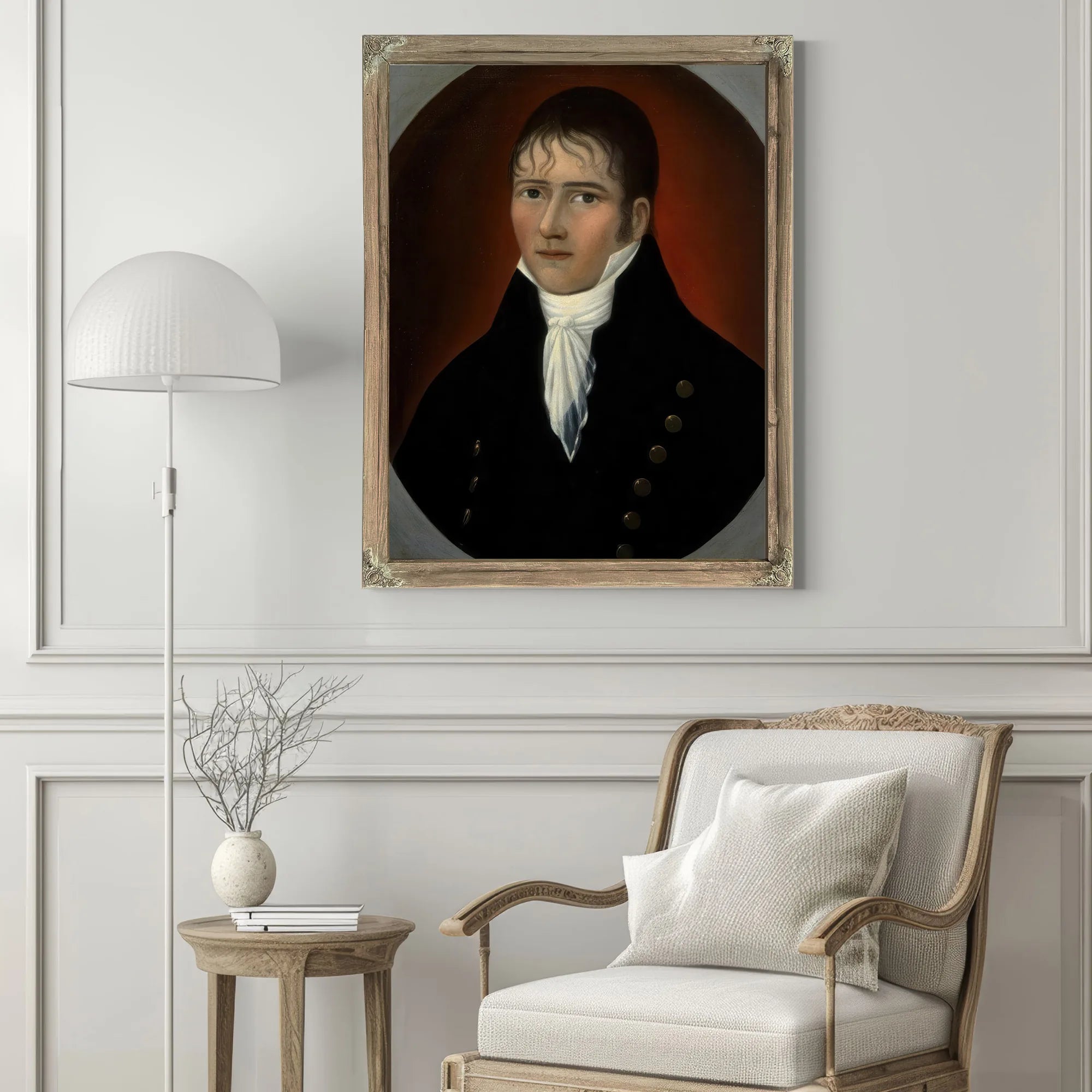 Sea Captain John Murphy 1810 By Joshua Johnson Fine Art Print