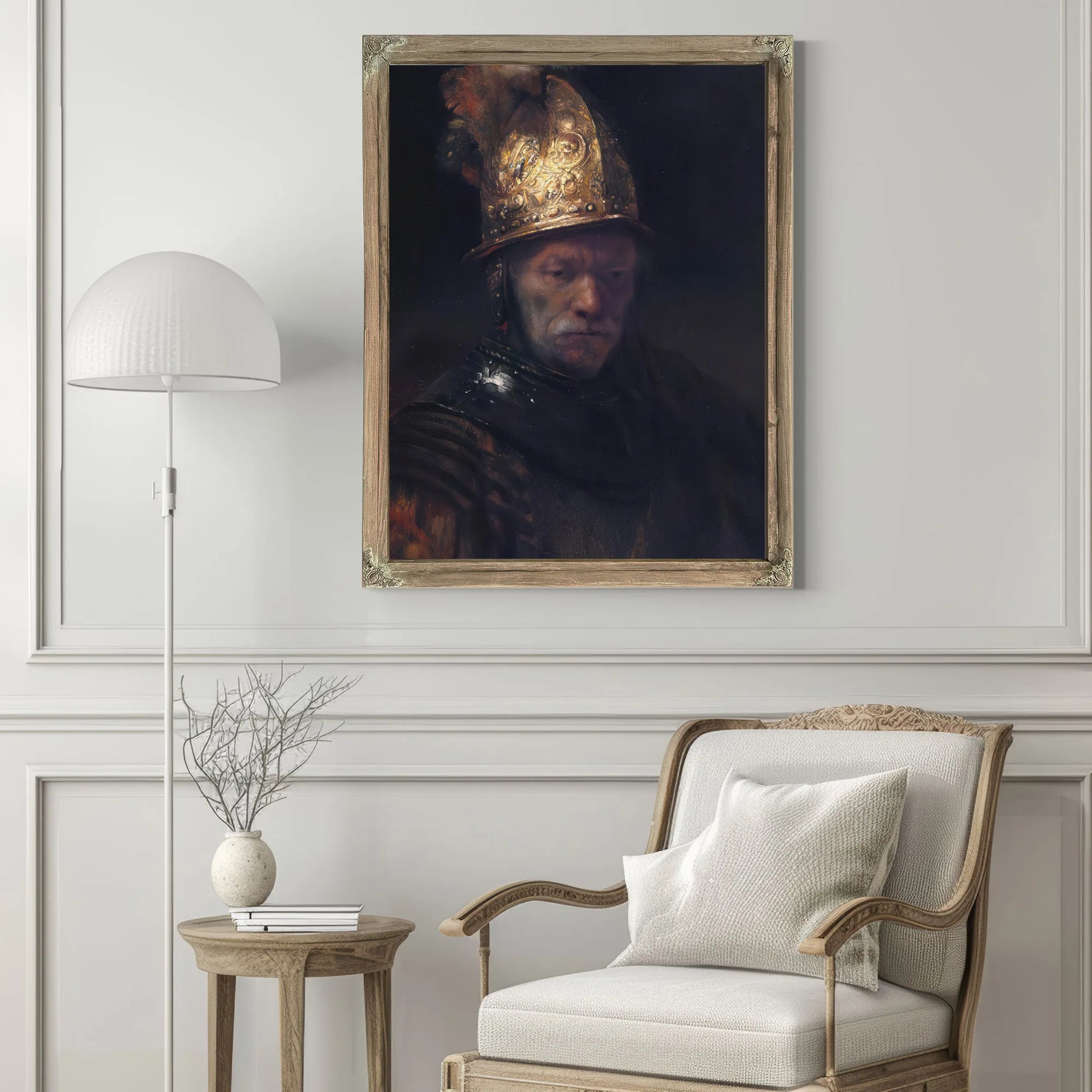 The Man With The Golden Helmet Fine Art Print
