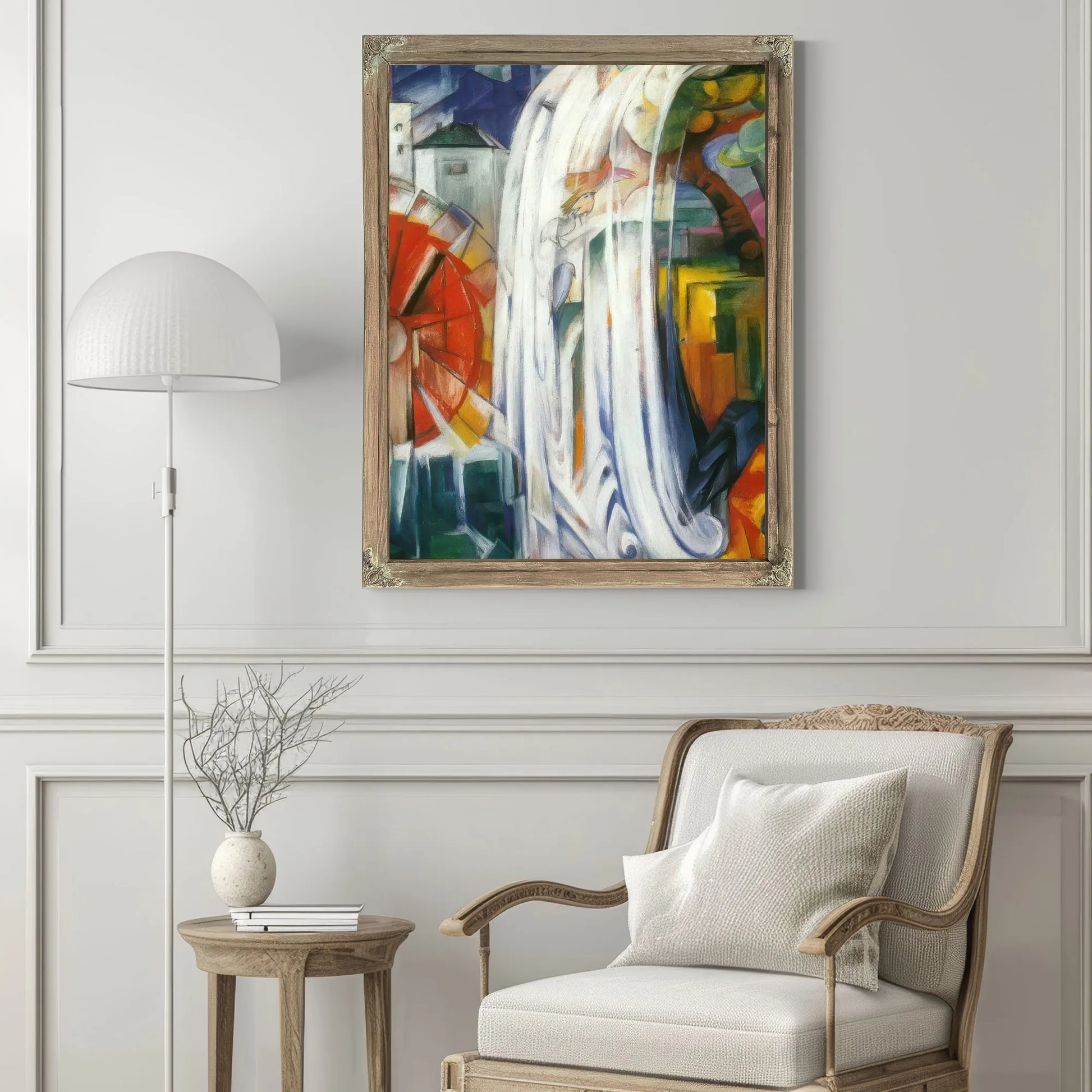The Bewitched Mill By Franz Marc Fine Art Print