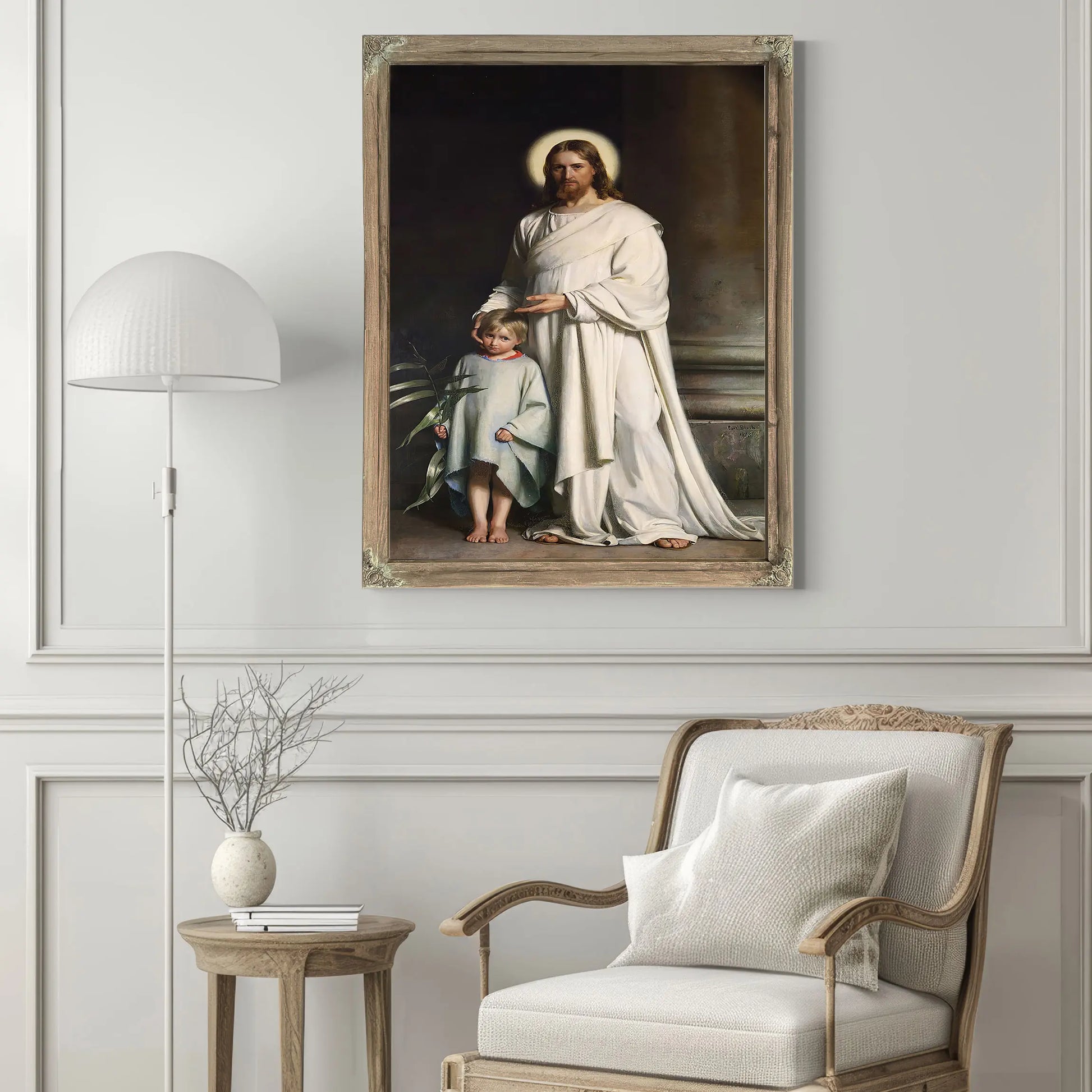 Christ Blessing The Little Child by Carl Bloch