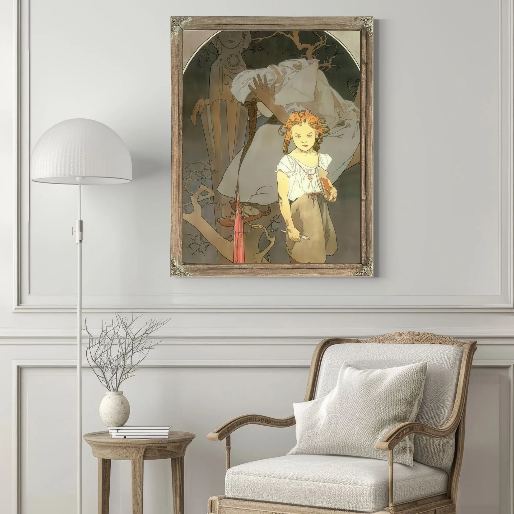 Lottery Of The Union Of Southwestern Moravia By Alphonse Mucha Fine Art Print