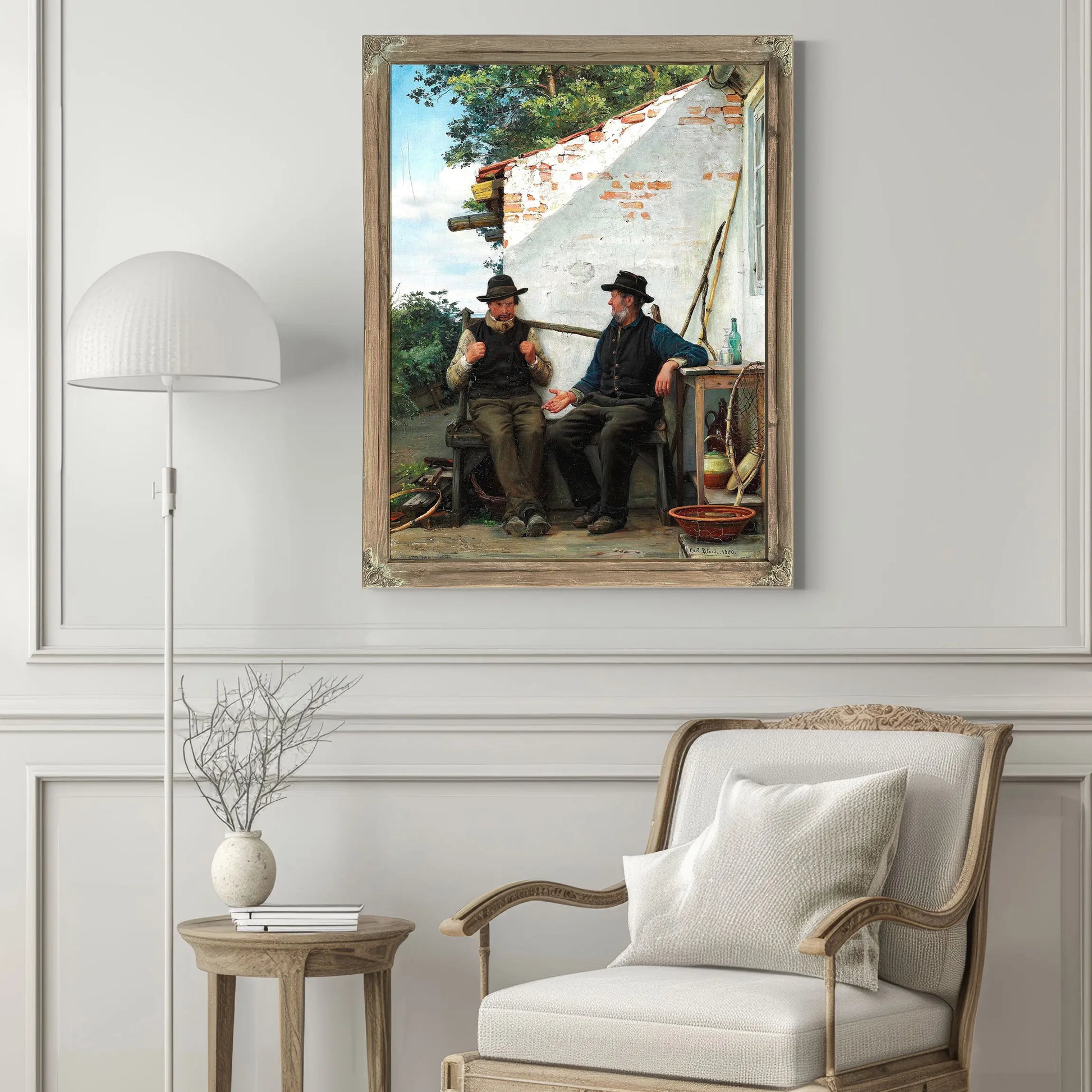 En Samtale Mellem To Fiskere by Carl Bloch