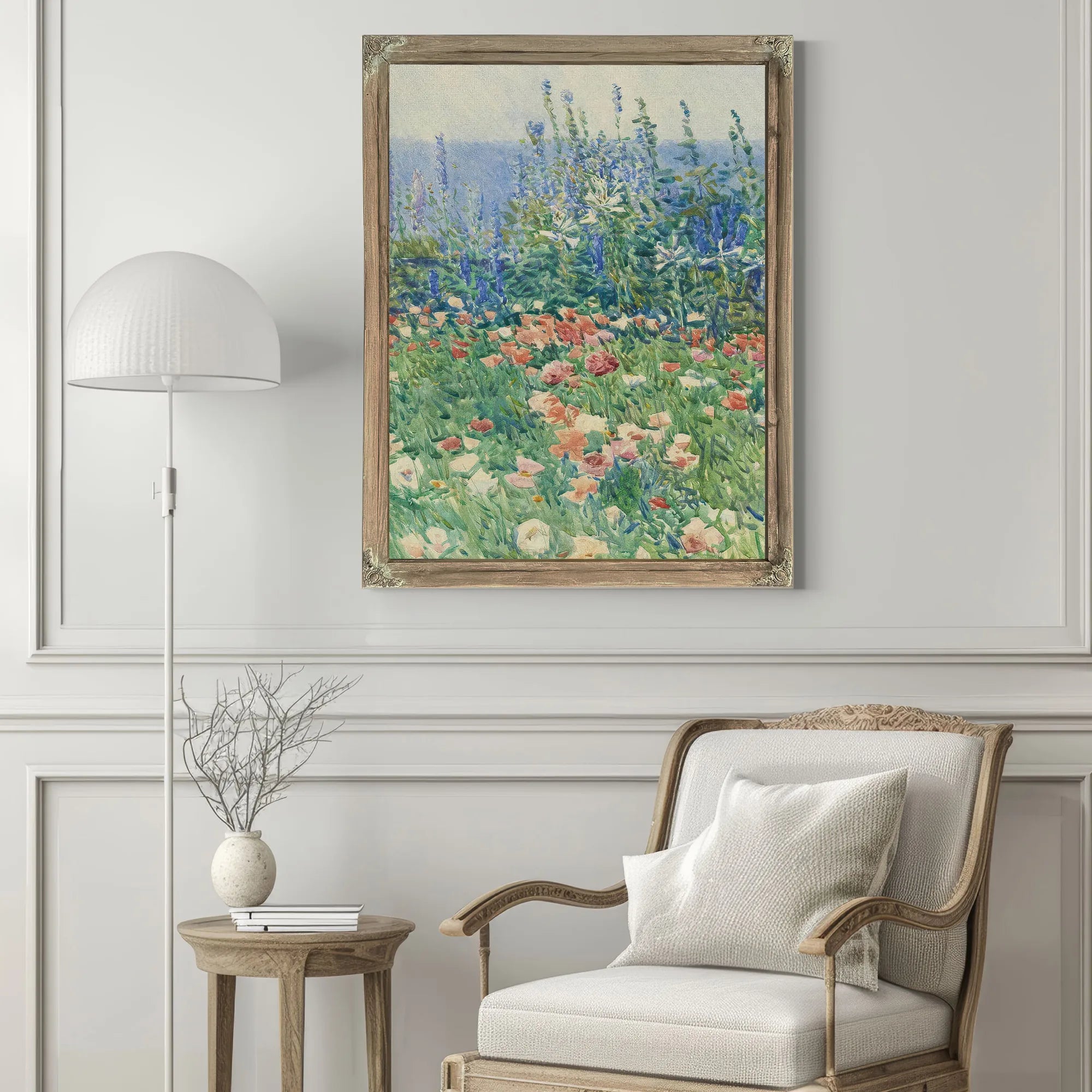 Flower Garden, Isles Of Shoals By Childe Hassam Fine Art Print