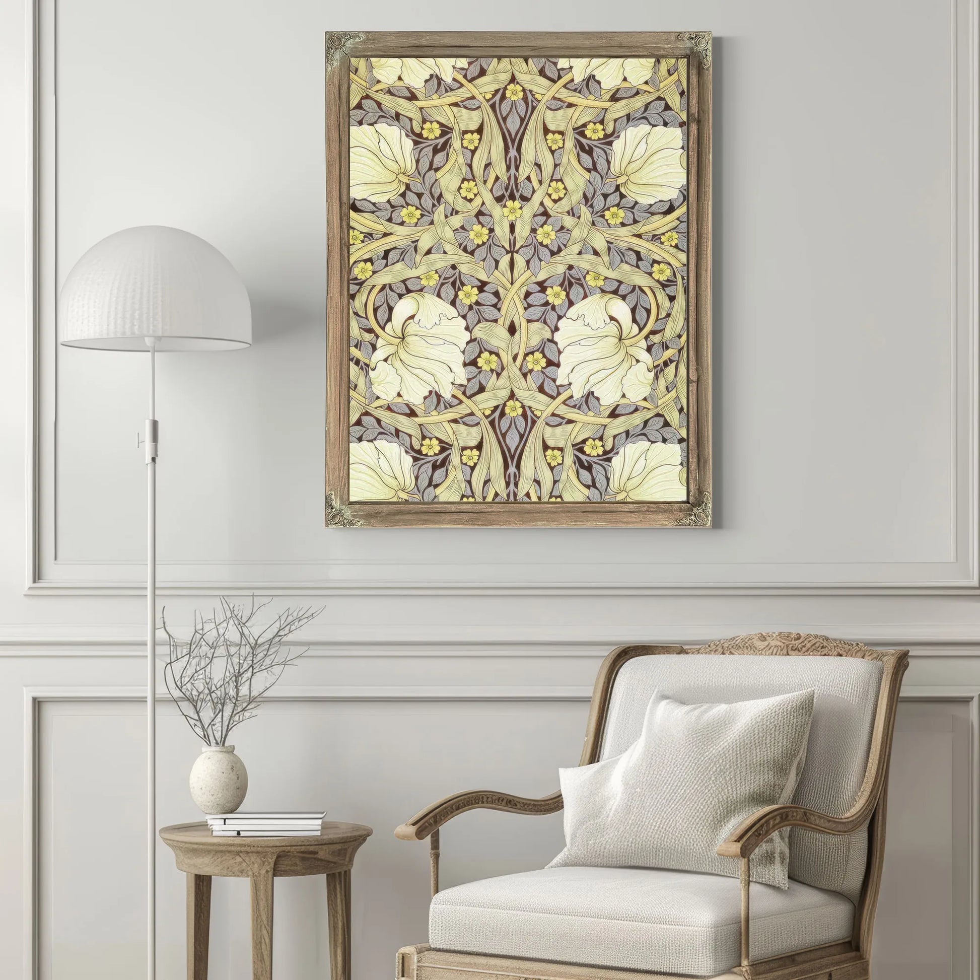 Pimpernell Wallpaper Design By William Morris Fine Art Print