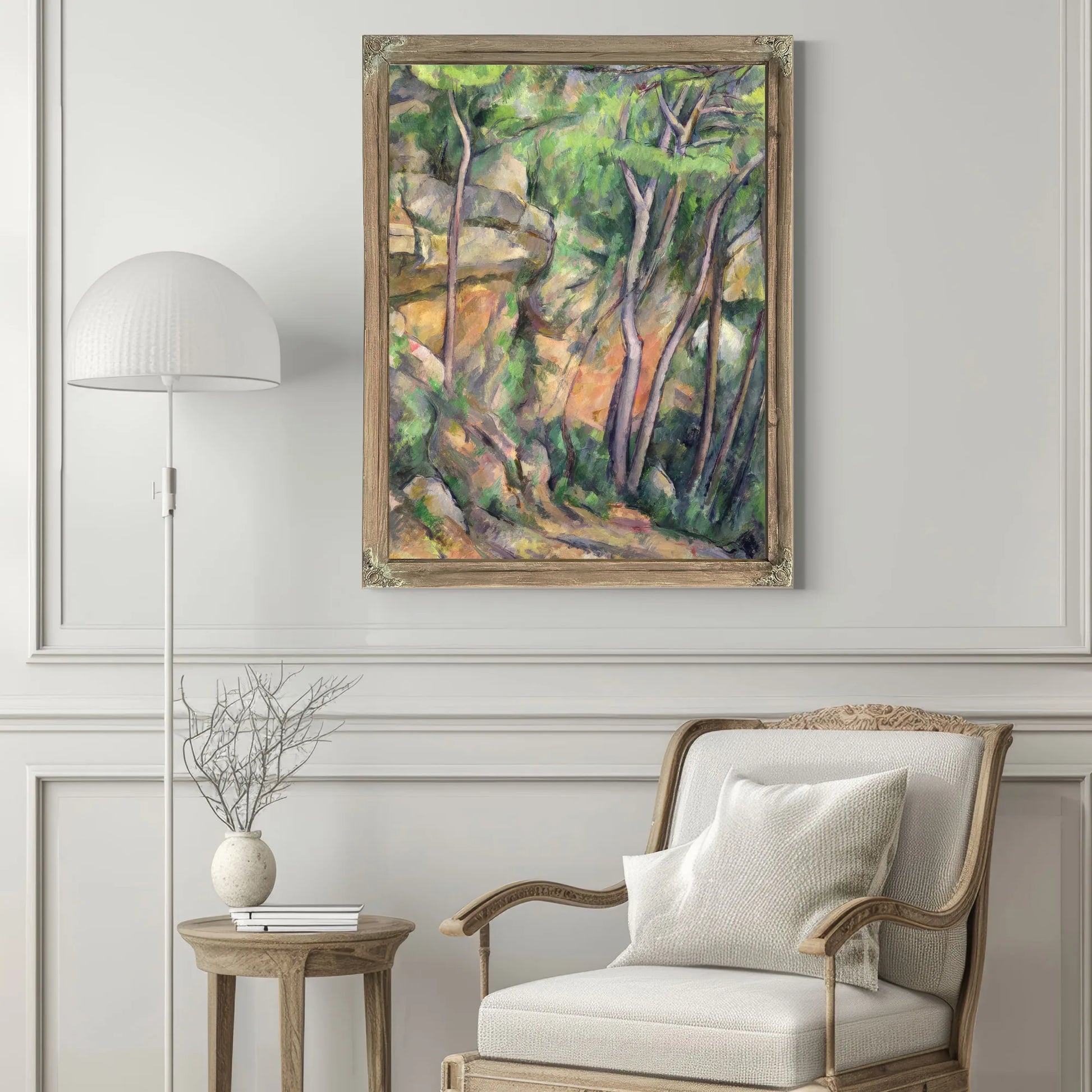 In The Park Of Chateau Noir By Paul Cezanne Fine Art Print
