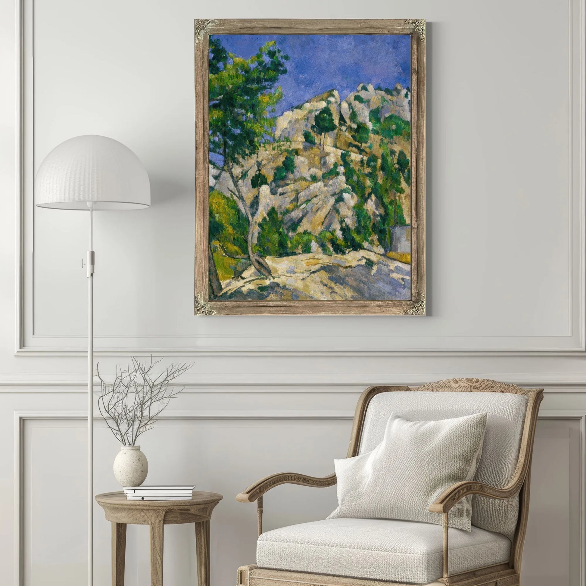 Bottom Of The Ravine By Paul Cezanne Fine Art Print