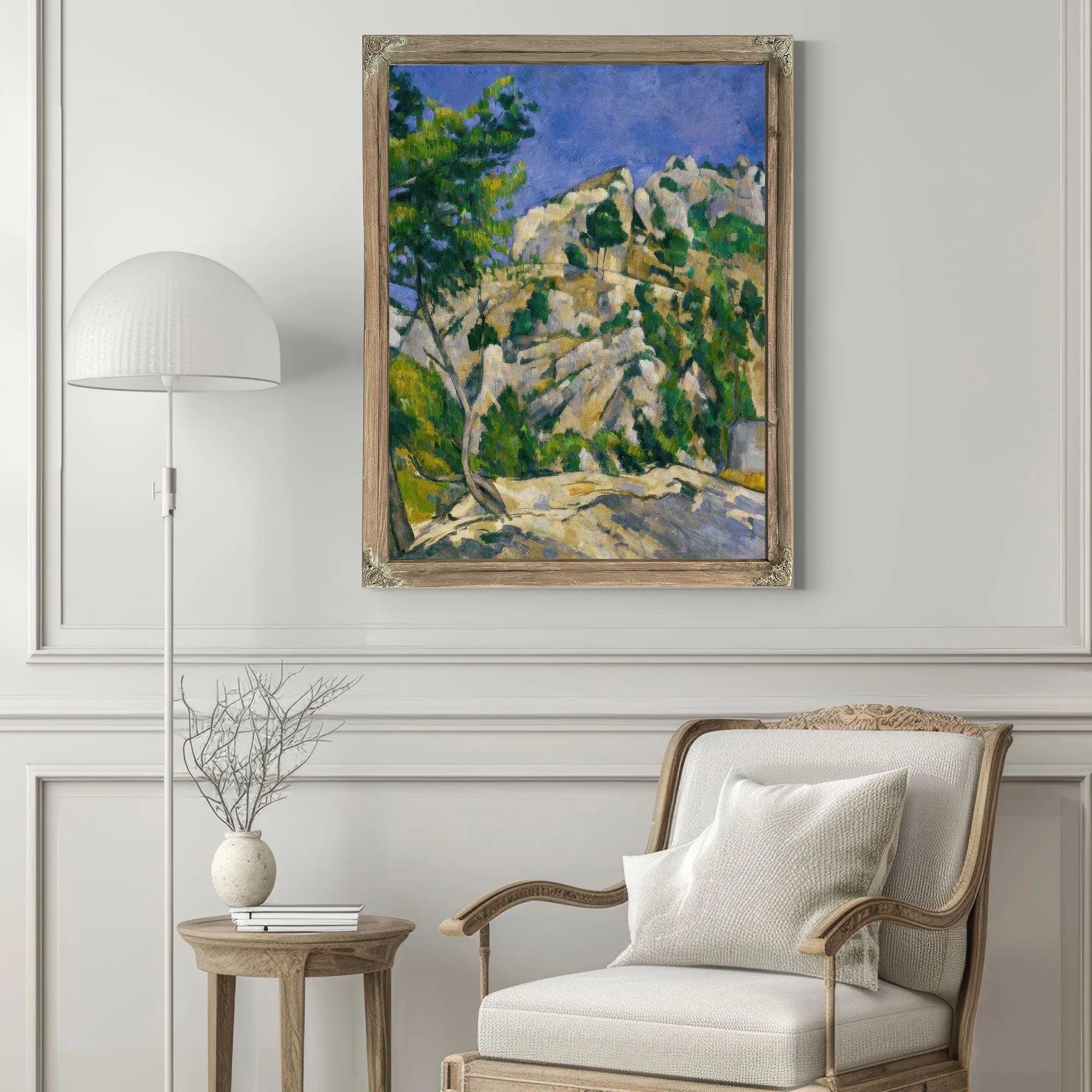 Bottom Of The Ravine By Paul Cezanne Fine Art Print