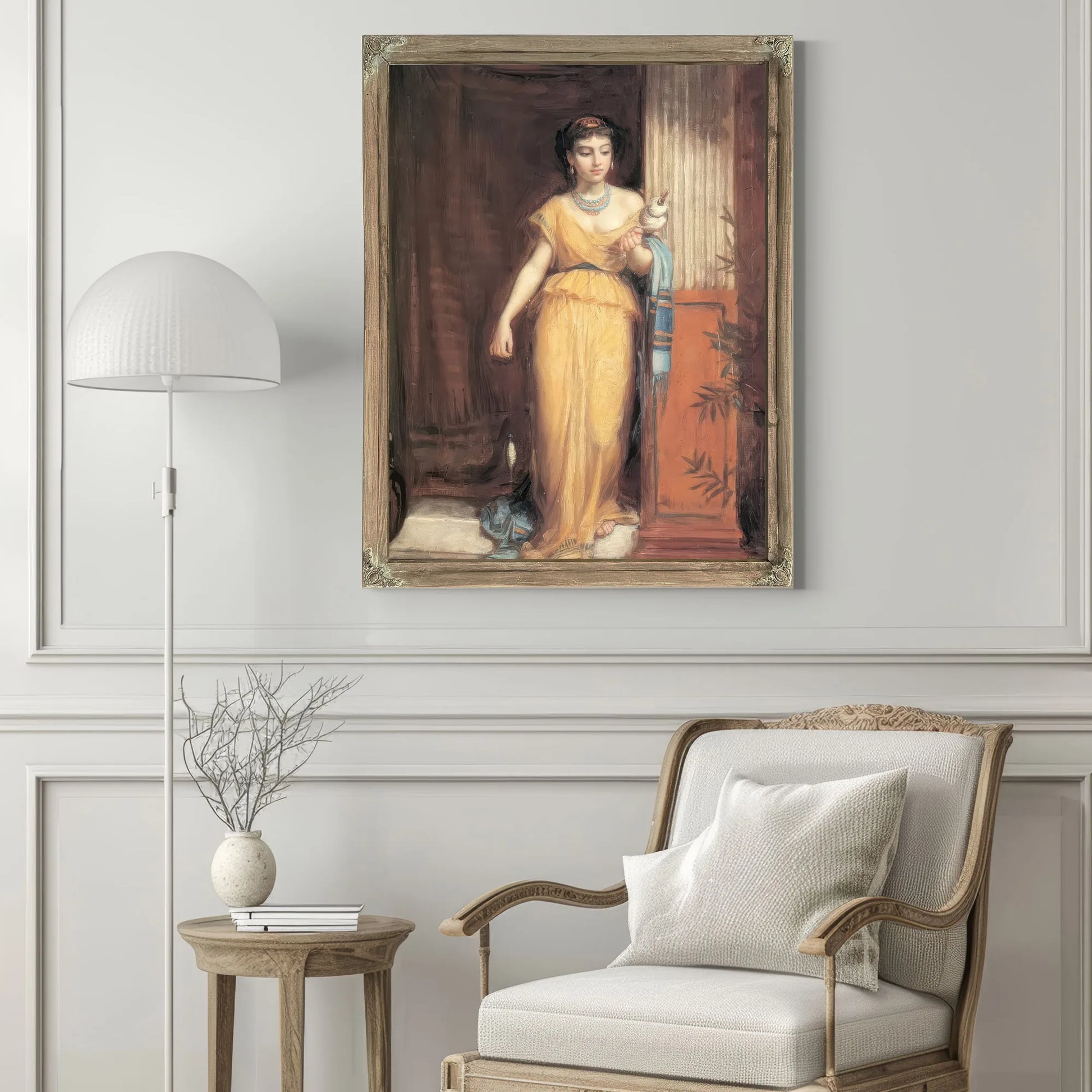 La Fileuse By John Waterhouse Fine Art Print