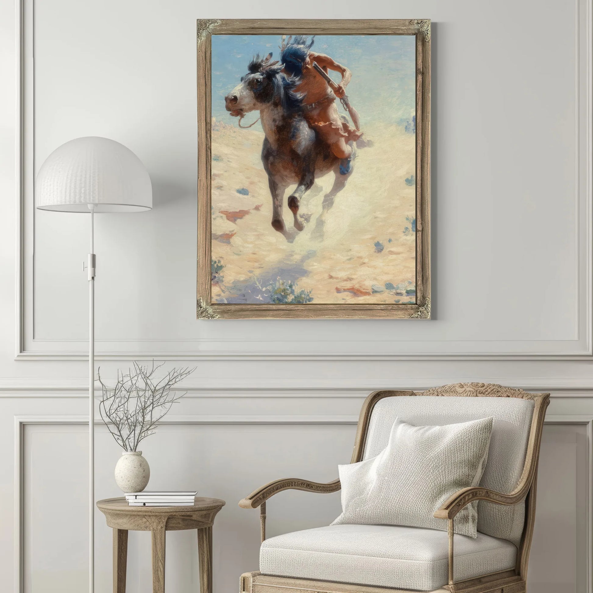 Indian Rider 1918 By Charles Marion Russell Fine Art Print