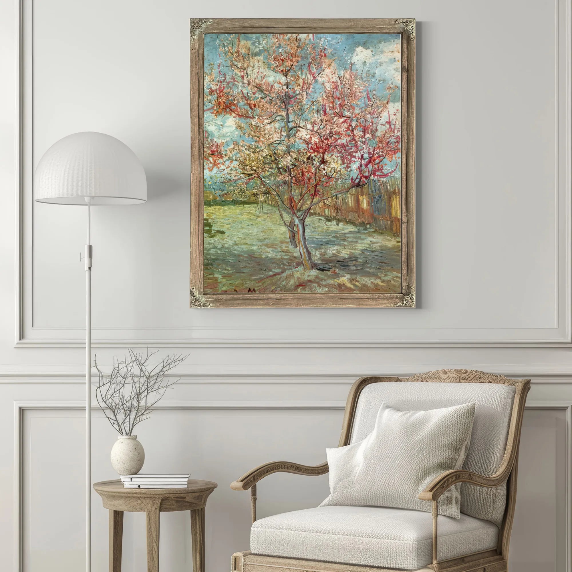 Pink Peach Trees By Vincent Van Gogh Fine Art Print