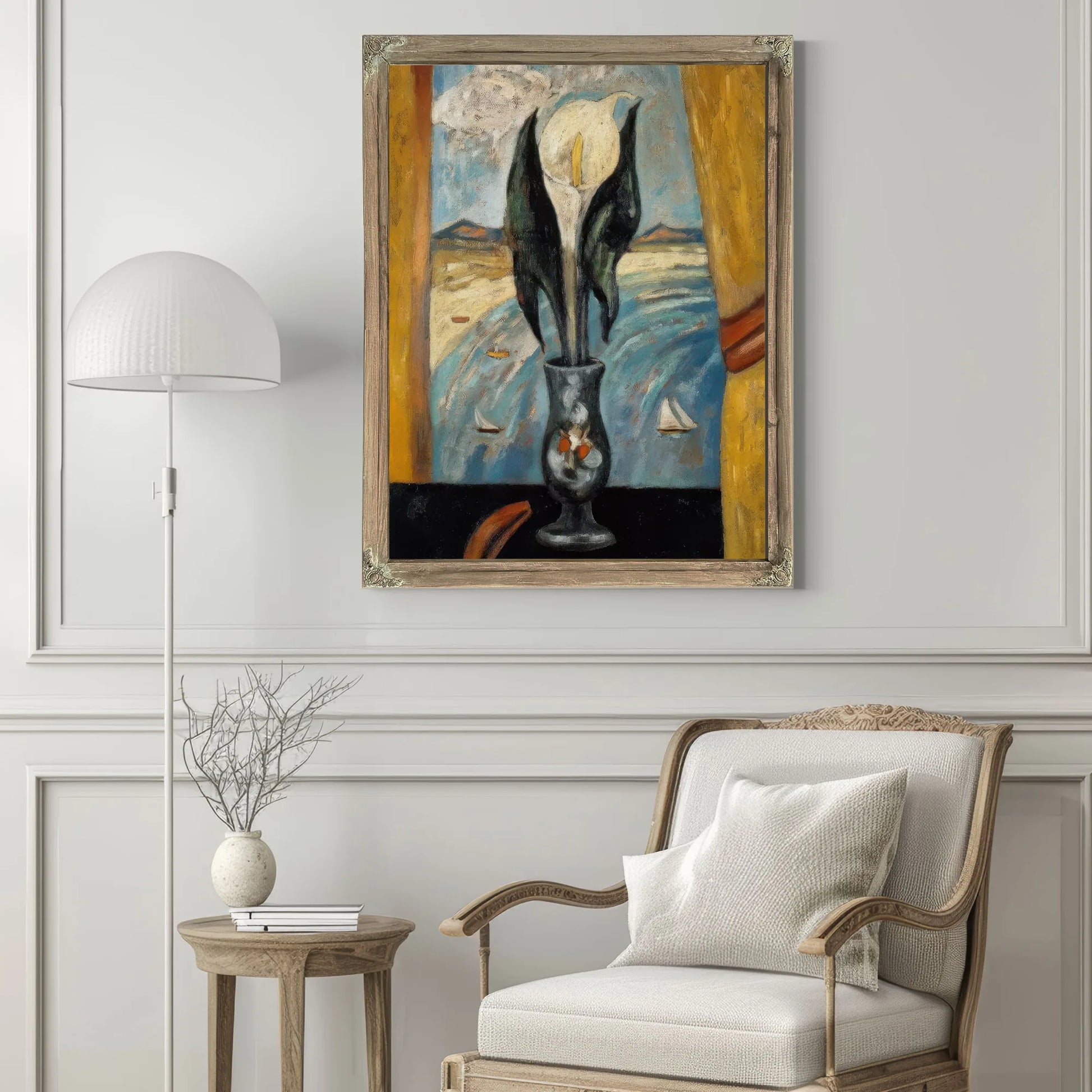 Atlantic Window By Marsden Hartley Fine Art Print