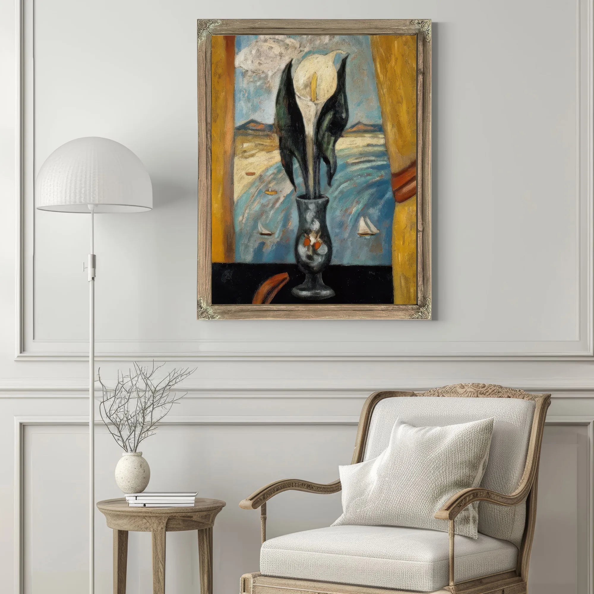 Atlantic Window By Marsden Hartley Fine Art Print