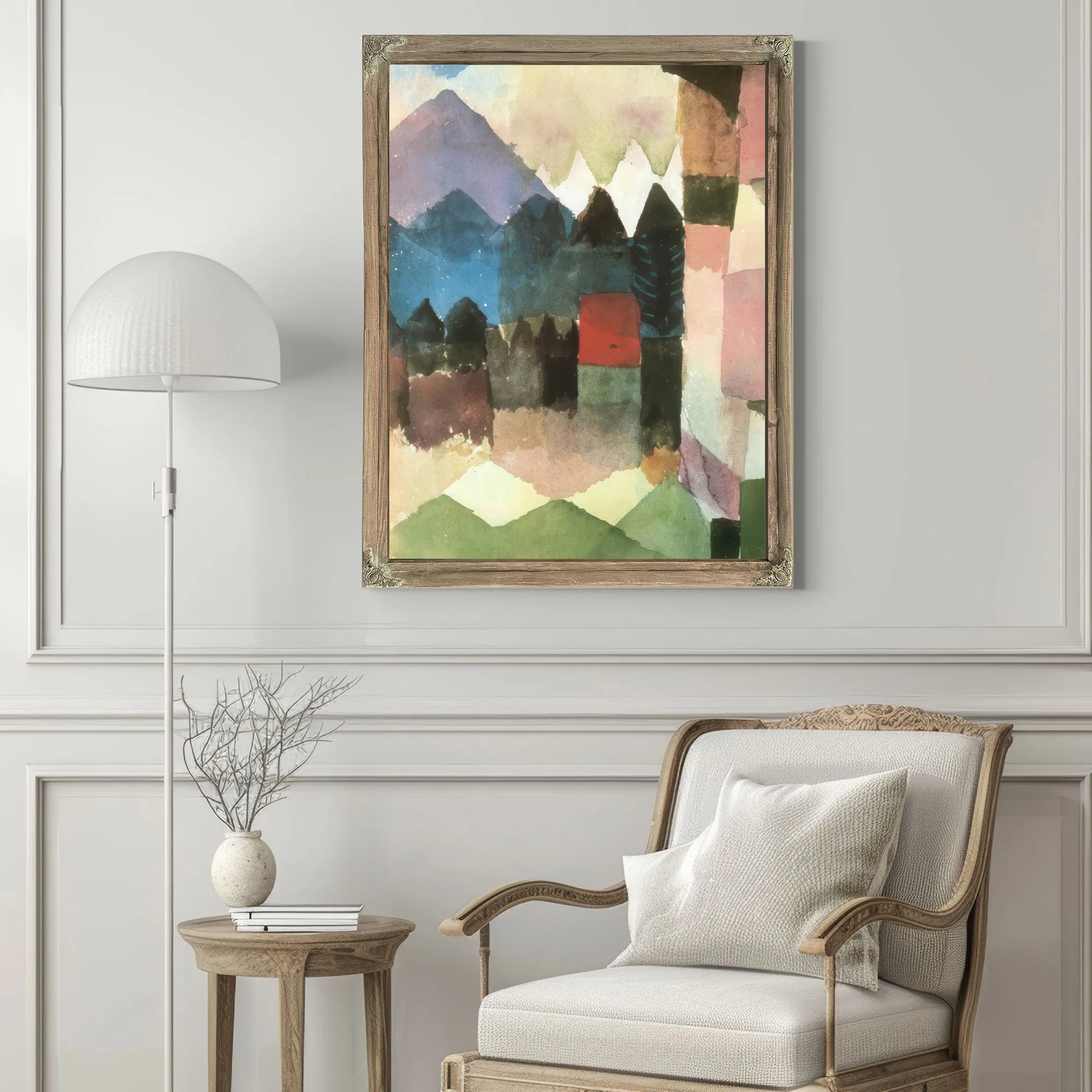 Fohn Wind In Franz Marc's Garden 1915 102 By Paul Klee Fine Art Print