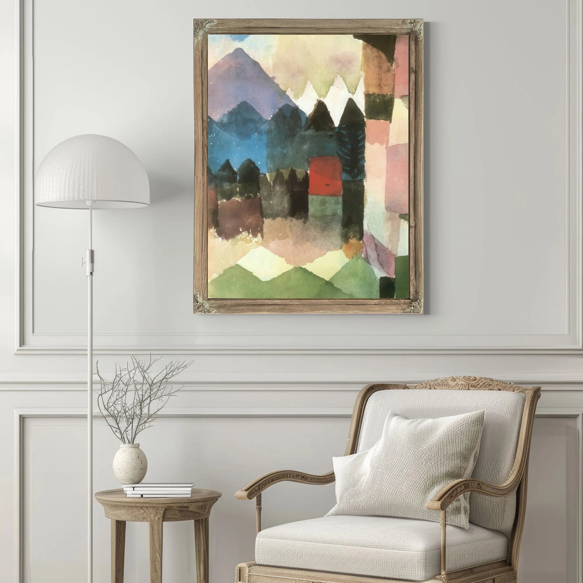Fohn Wind In Franz Marc's Garden 1915 102 By Paul Klee Fine Art Print