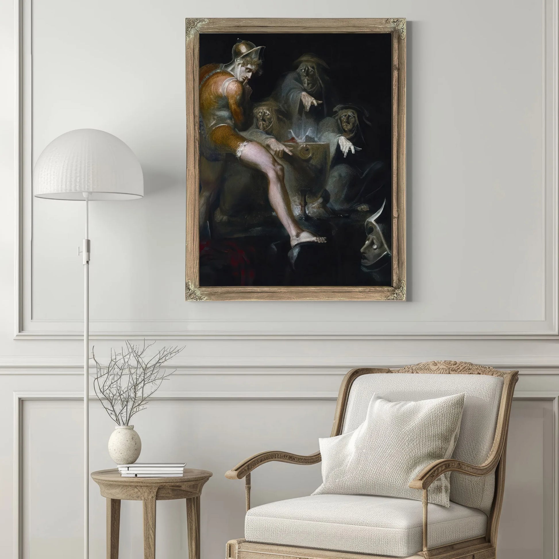 Macbeth Consulting The Vision Of The Armed Head By Henry Fuseli Fine Art Print