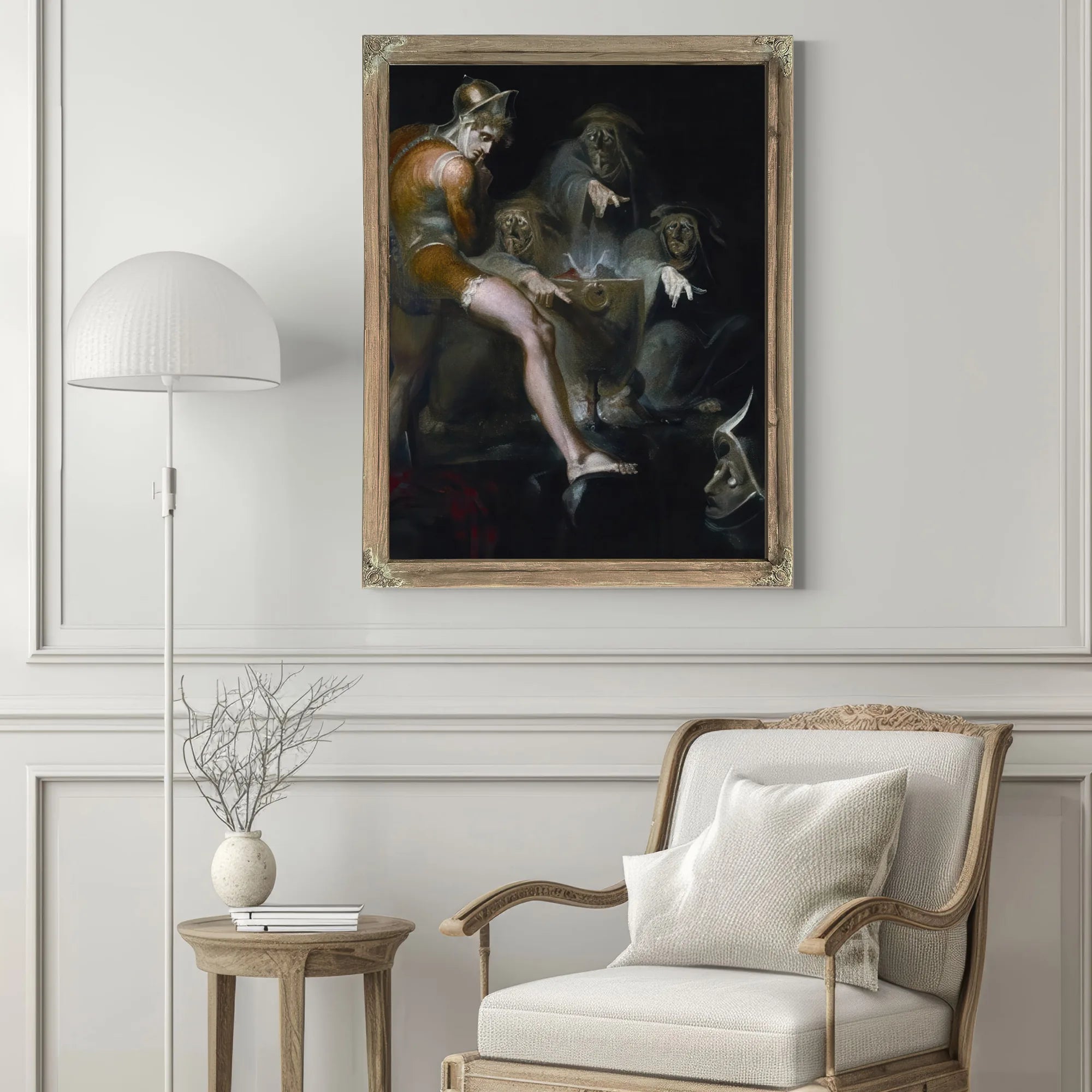 Macbeth Consulting The Vision Of The Armed Head By Henry Fuseli Fine Art Print