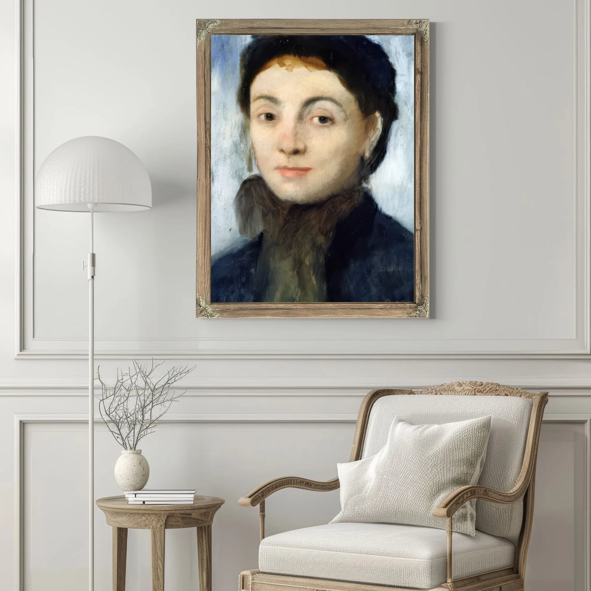 Portrait Of Josephine Gaujelin By Edgar Degas Fine Art Print