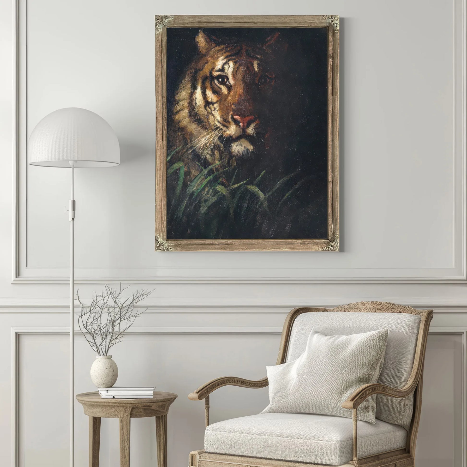 Tiger's Head By Abbott Handerson Thayer Fine Art Print