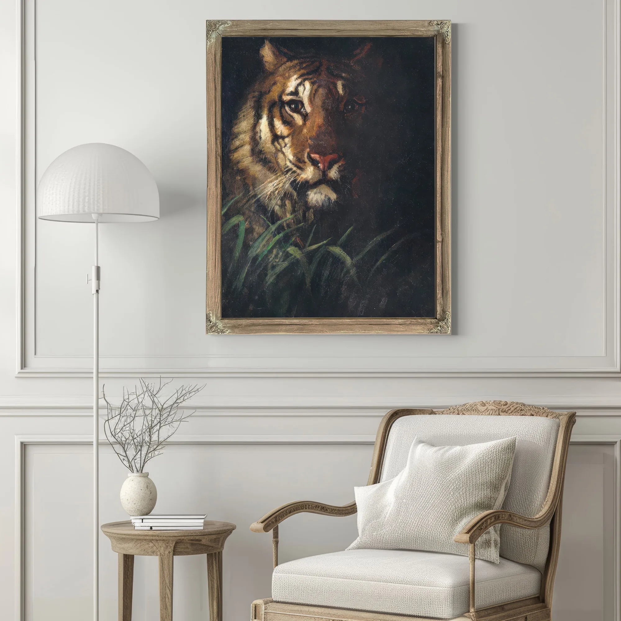 Tiger's Head By Abbott Handerson Thayer Fine Art Print