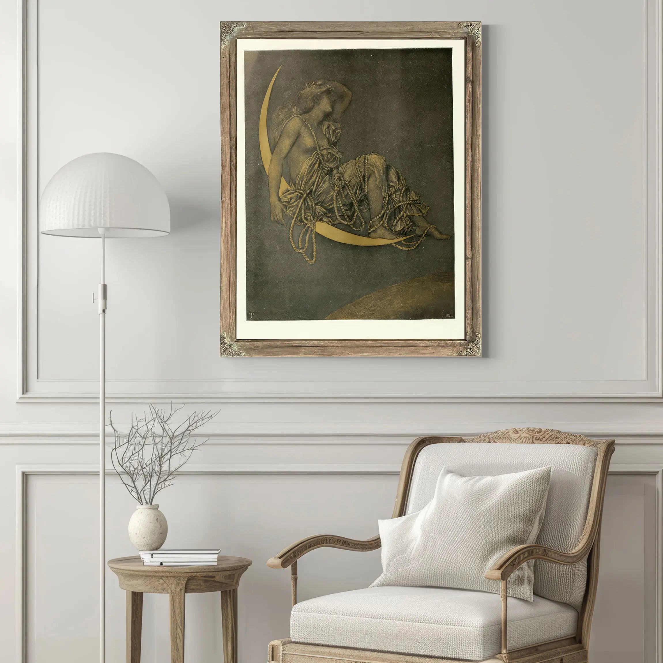 Luna By  Ts 83 021900 by Evelyn De Morgan