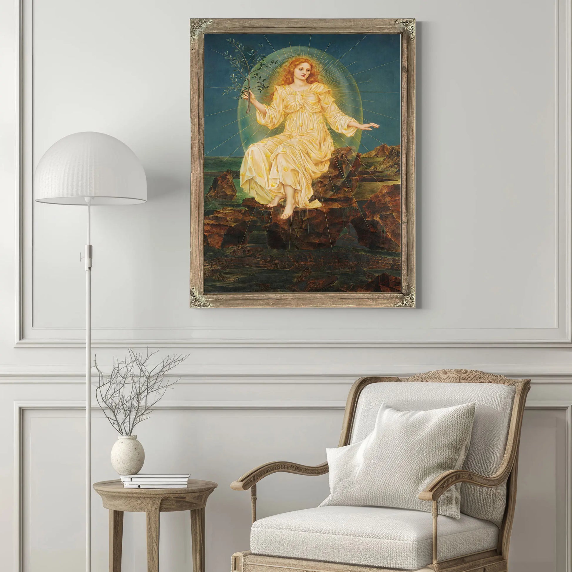 Lux In Tenebris by Evelyn De Morgan