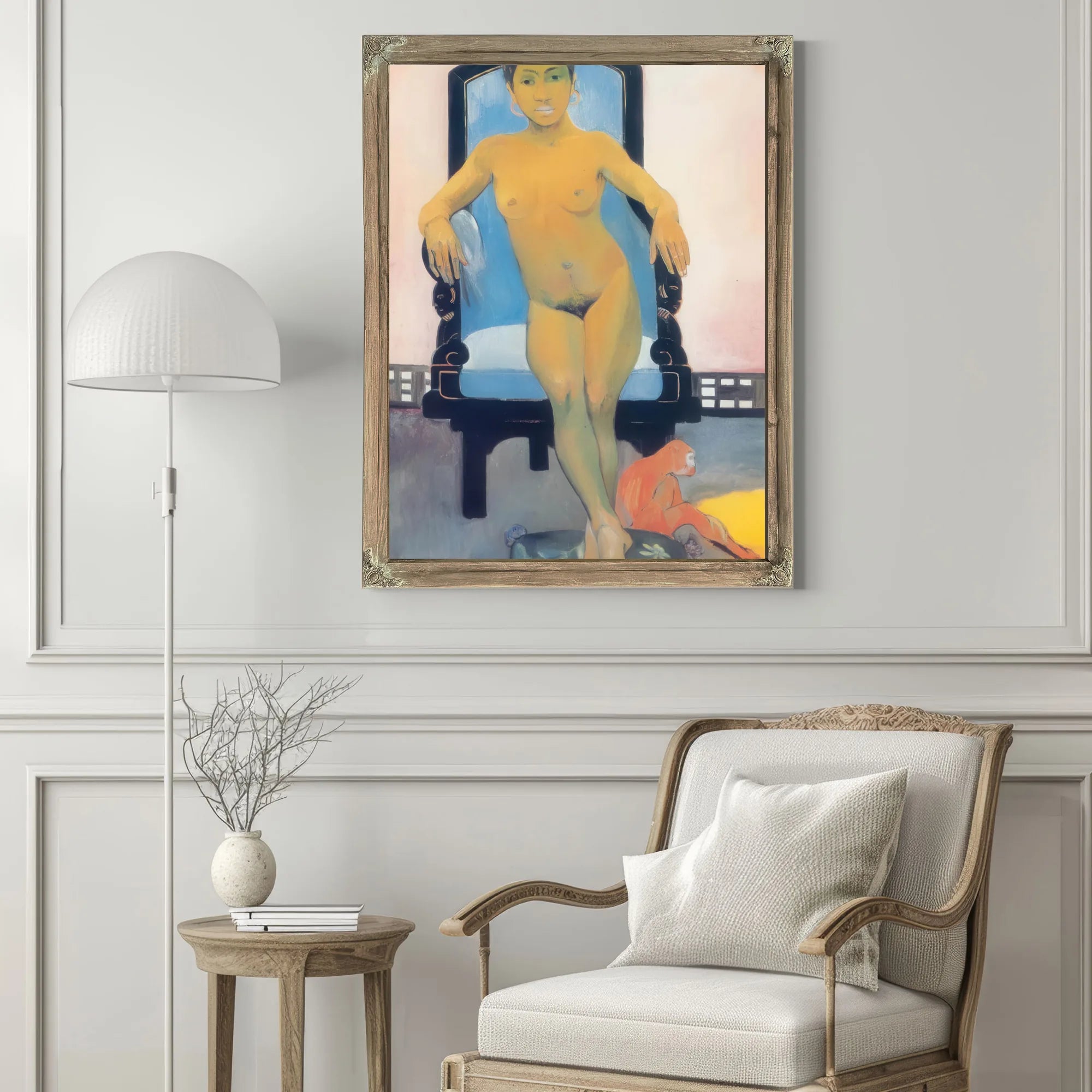 Atia Tamari Vahine Judith Te Parari( Annah The Javanese) By Paul Gauguin Fine Art Print