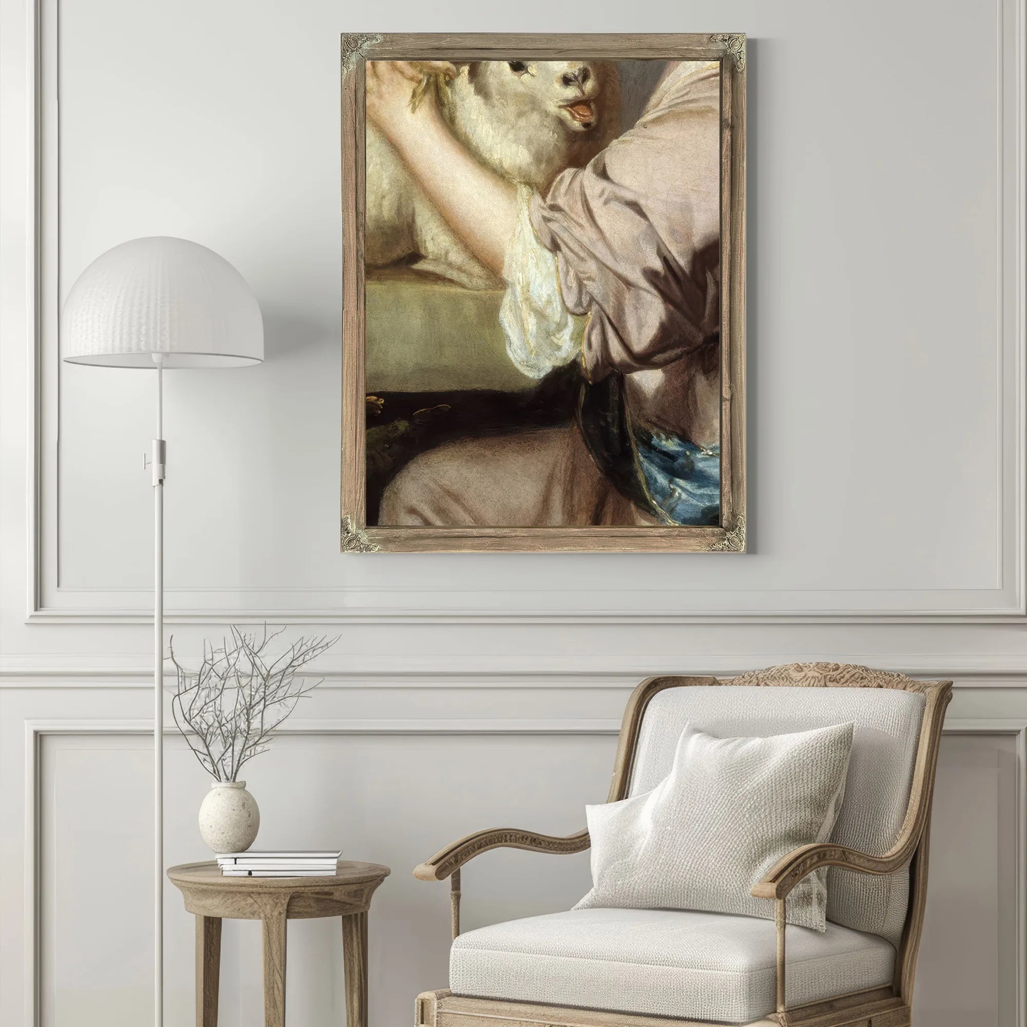 Lady Mary Leslie by Sir Joshua Reynolds Fine Art Print