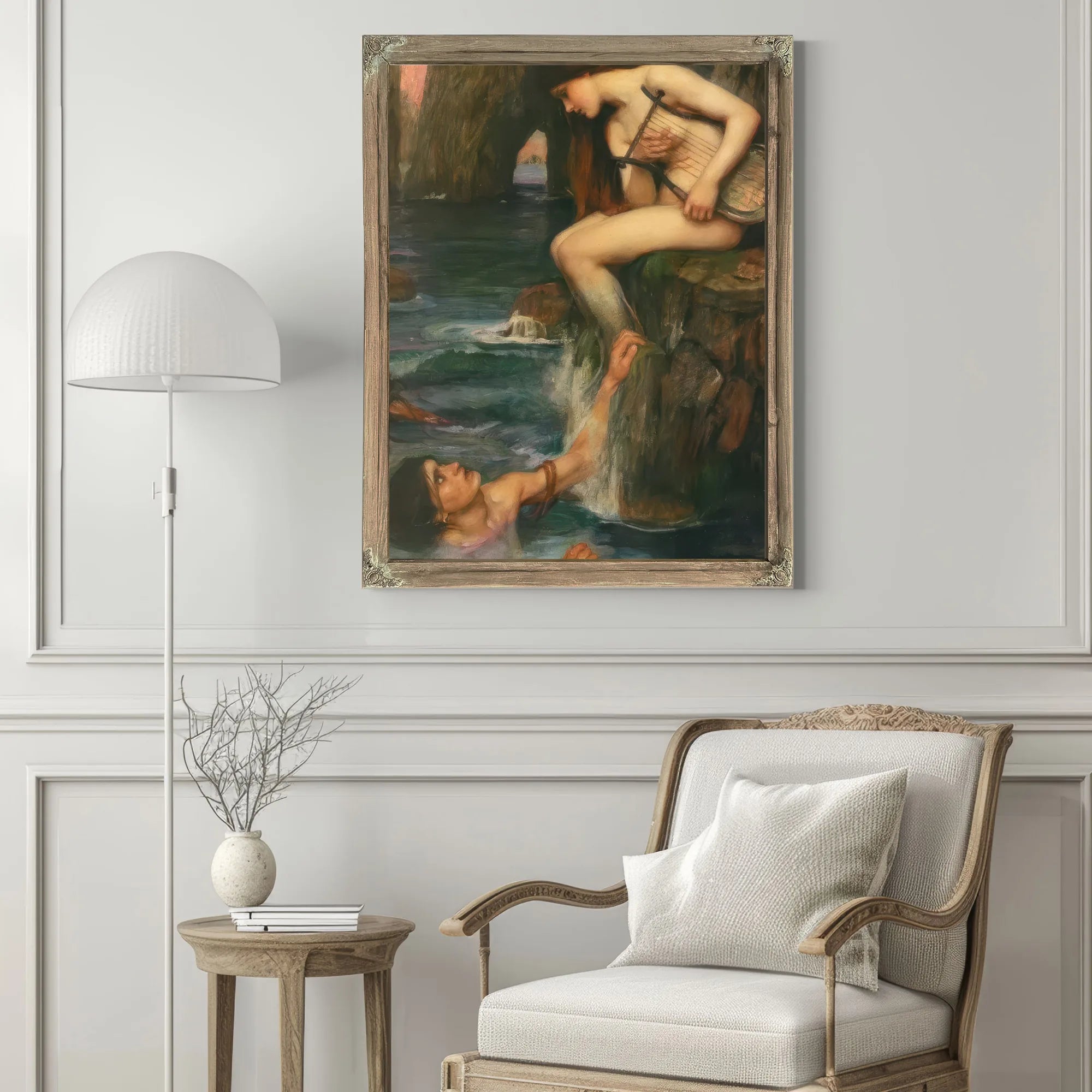 The Siren By John Waterhouse Fine Art Print