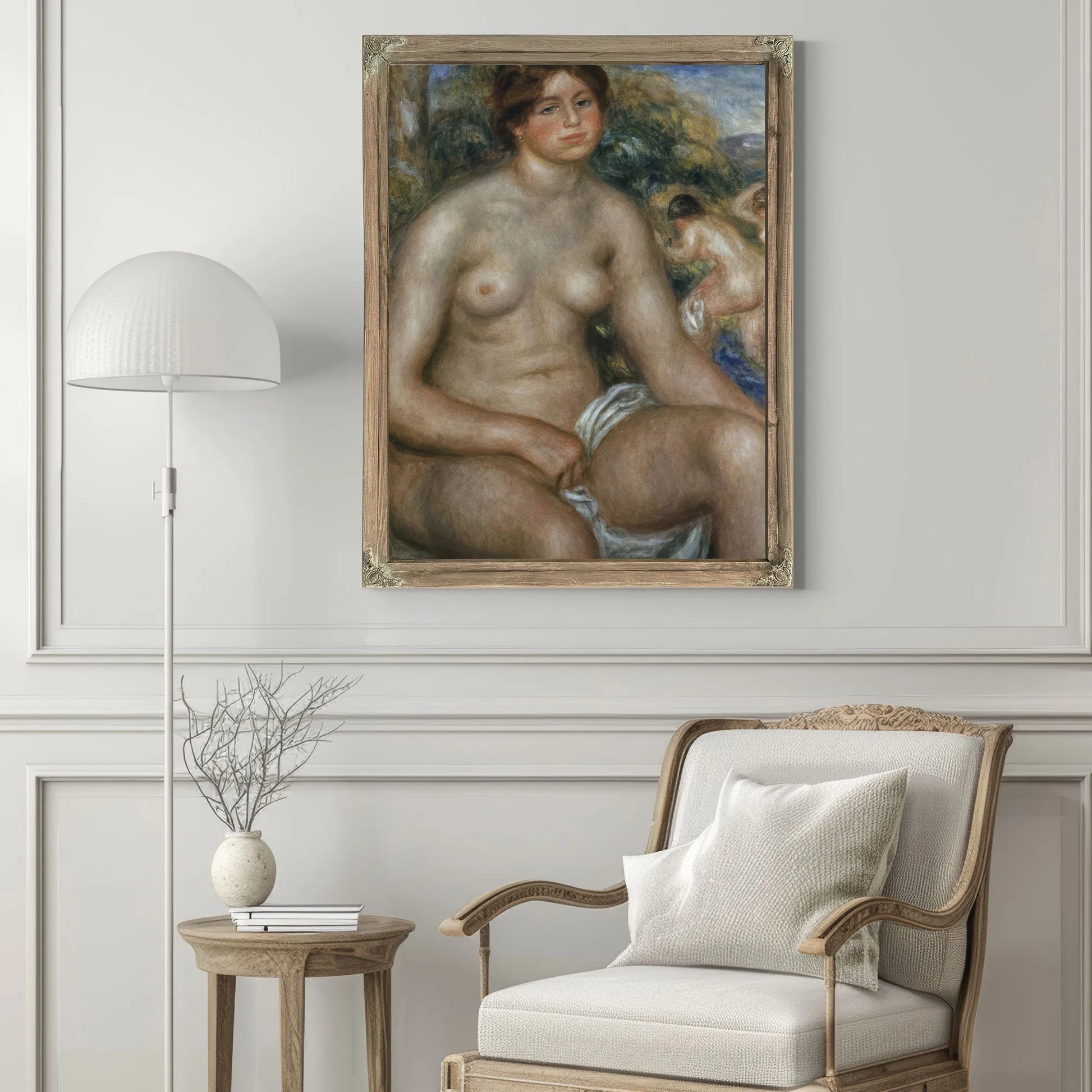 Seated Nude 3 By Pierre Auguste Renoir Fine Art Print