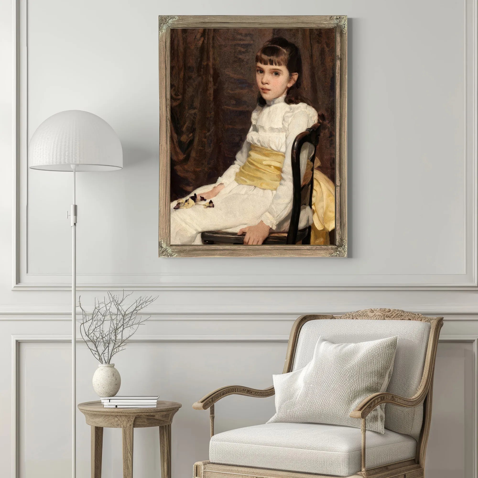 Little Girl 1887 By Cecilia Beaux Fine Art Print