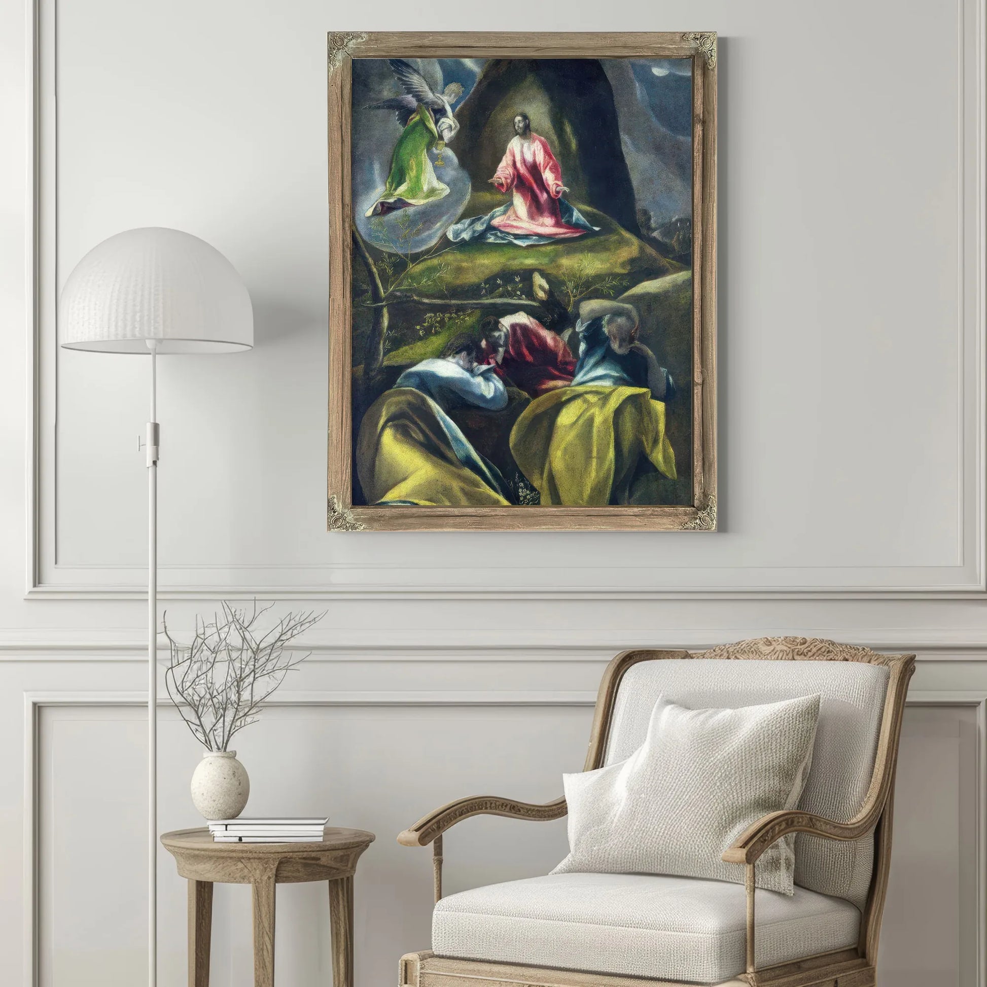 Christ In The Garden Of Olives (Oil On Canvas) By El Greco Fine Art Print