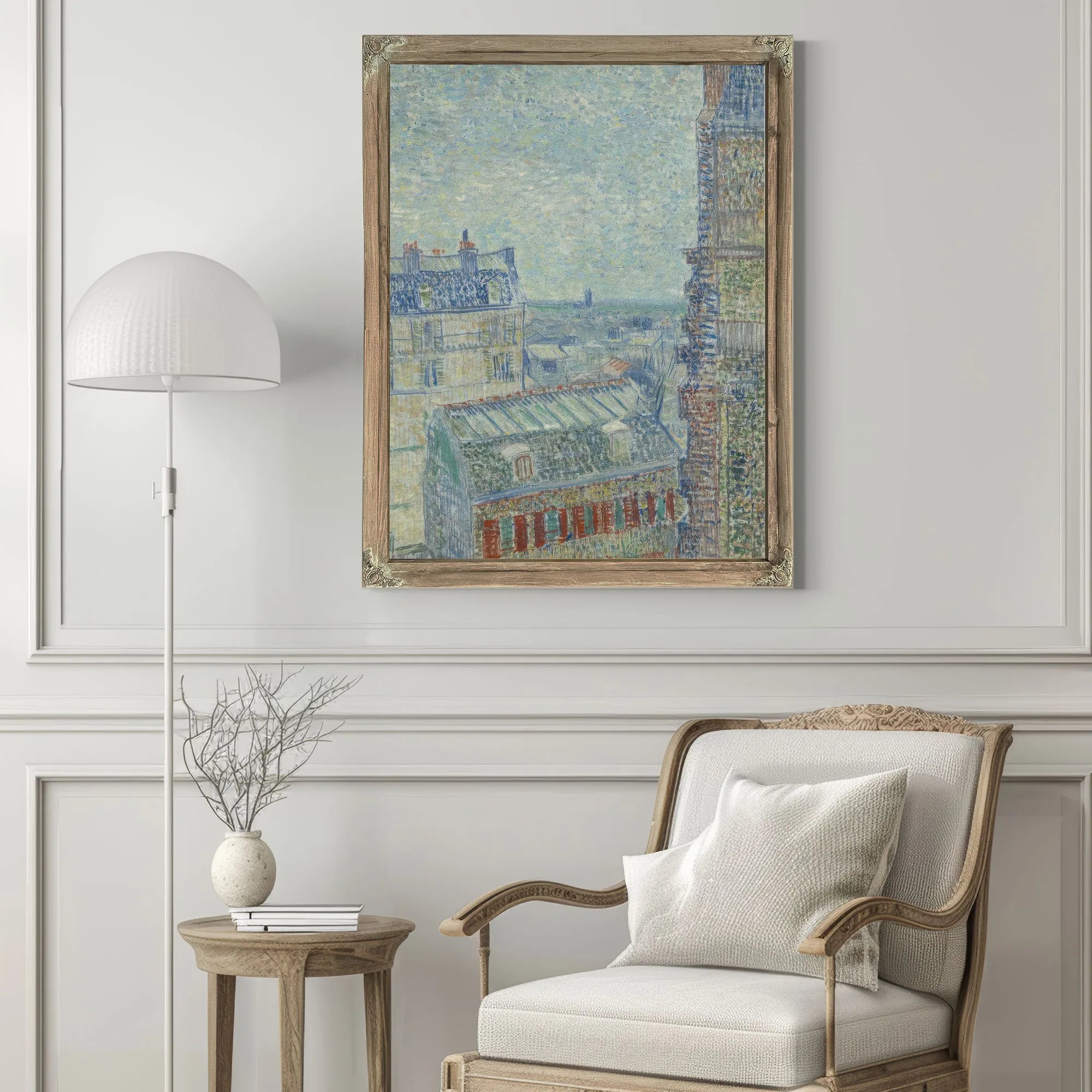 View From Theo's Apartment By Vincent Van Gogh Fine Art Print