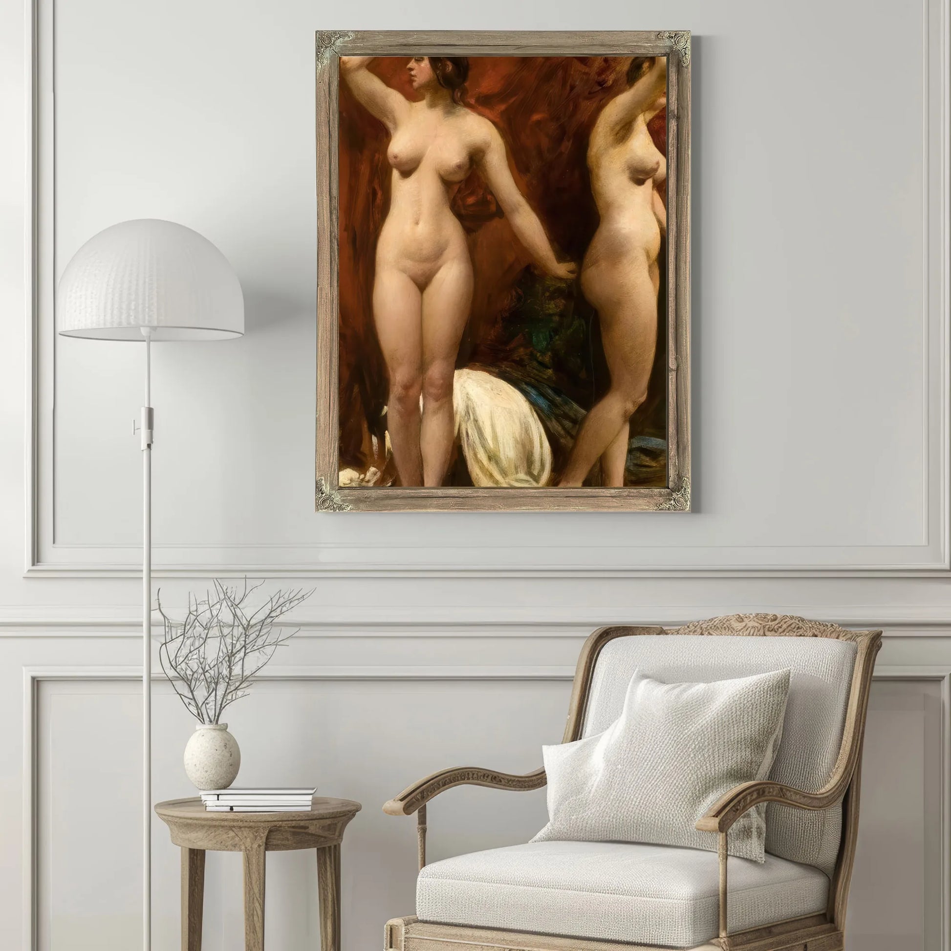 Studies Of A Female Model By William Etty Fine Art Print