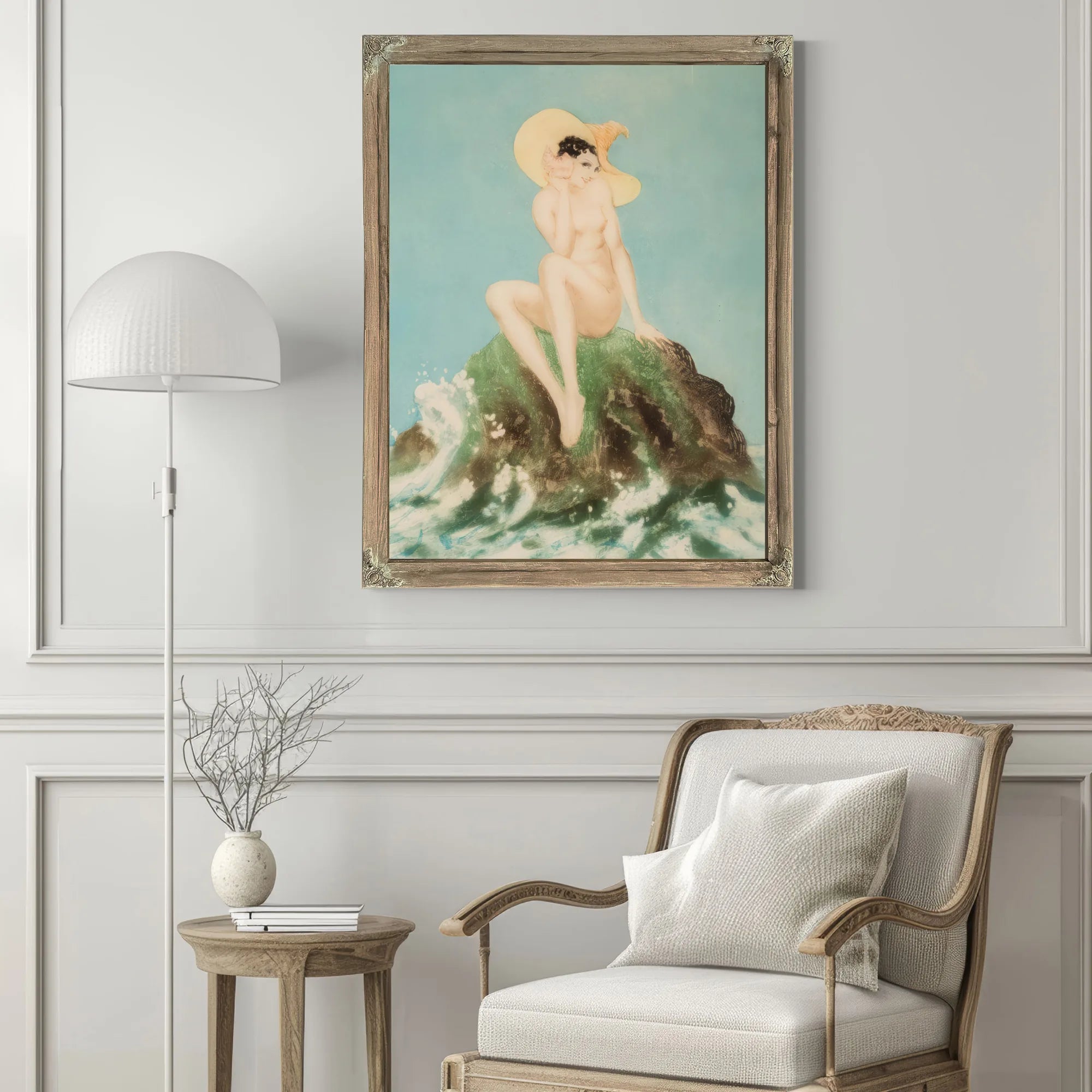 Le Coquillage 1936 By Louis Icart Fine Art Print