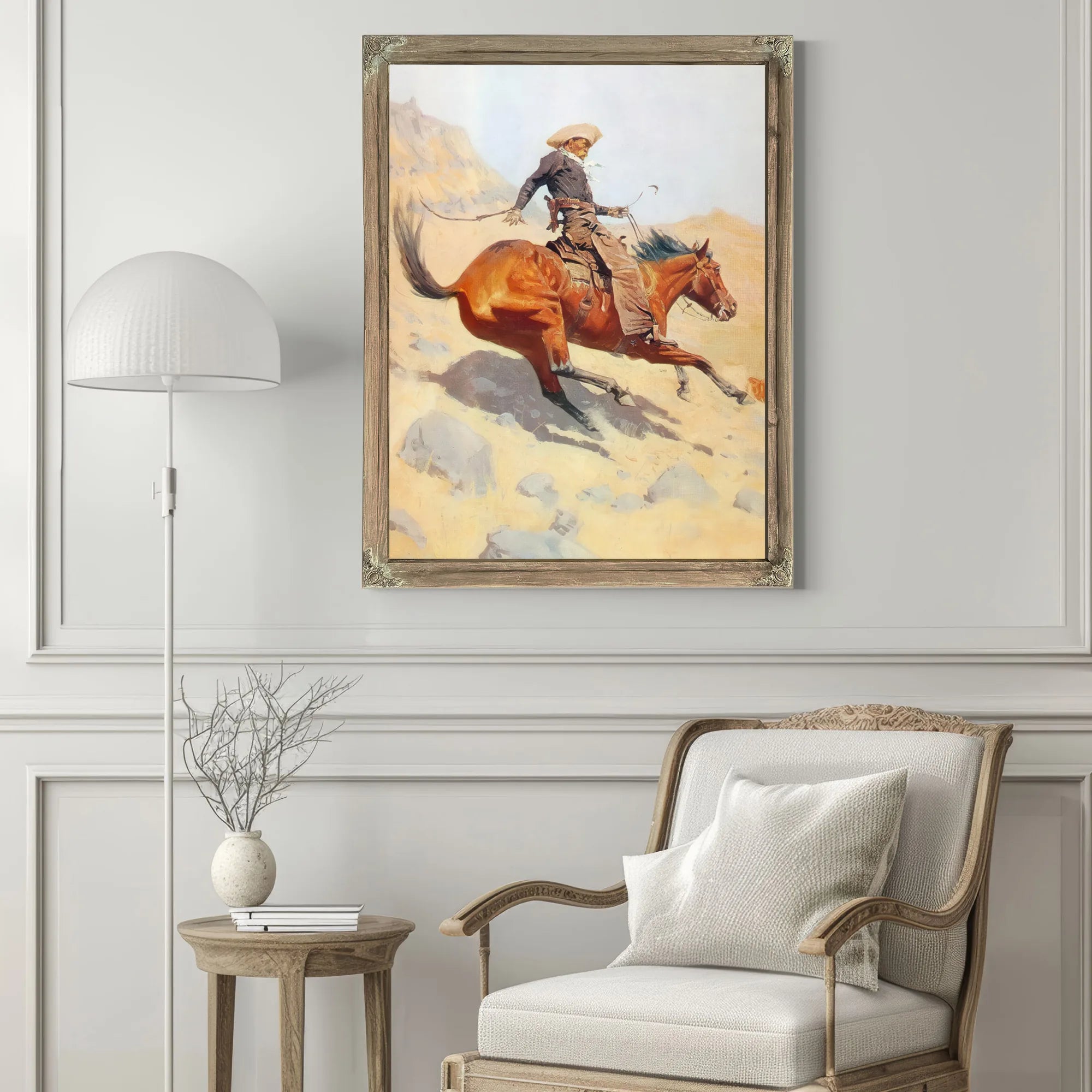 The Cowboy By Frederic Remington Fine Art Print