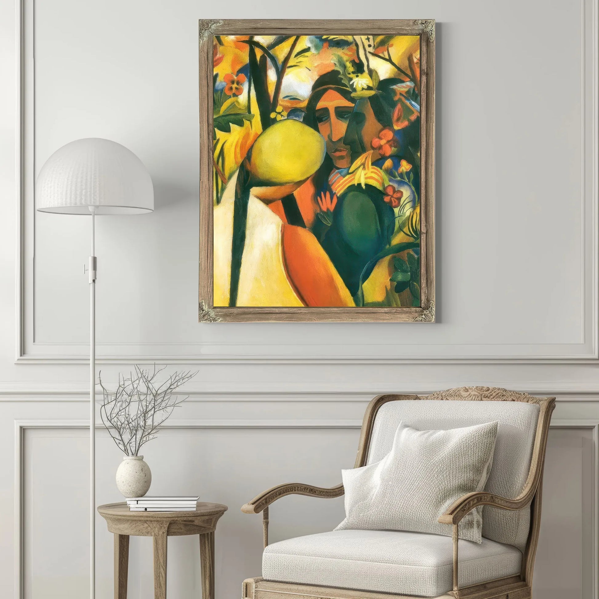 Indian By August Macke Fine Art Print
