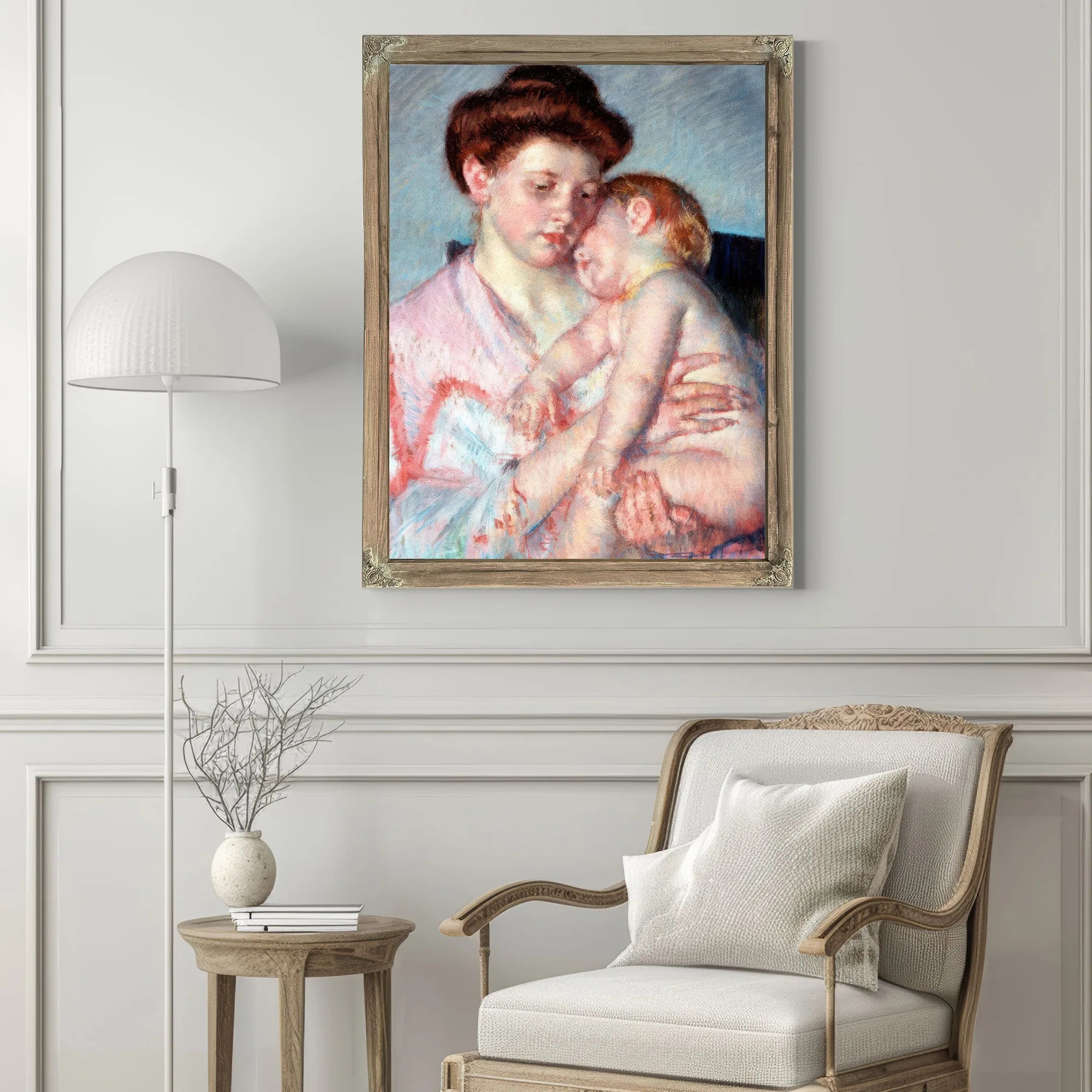Sleepy Baby By Mary Cassatt Fine Art Print