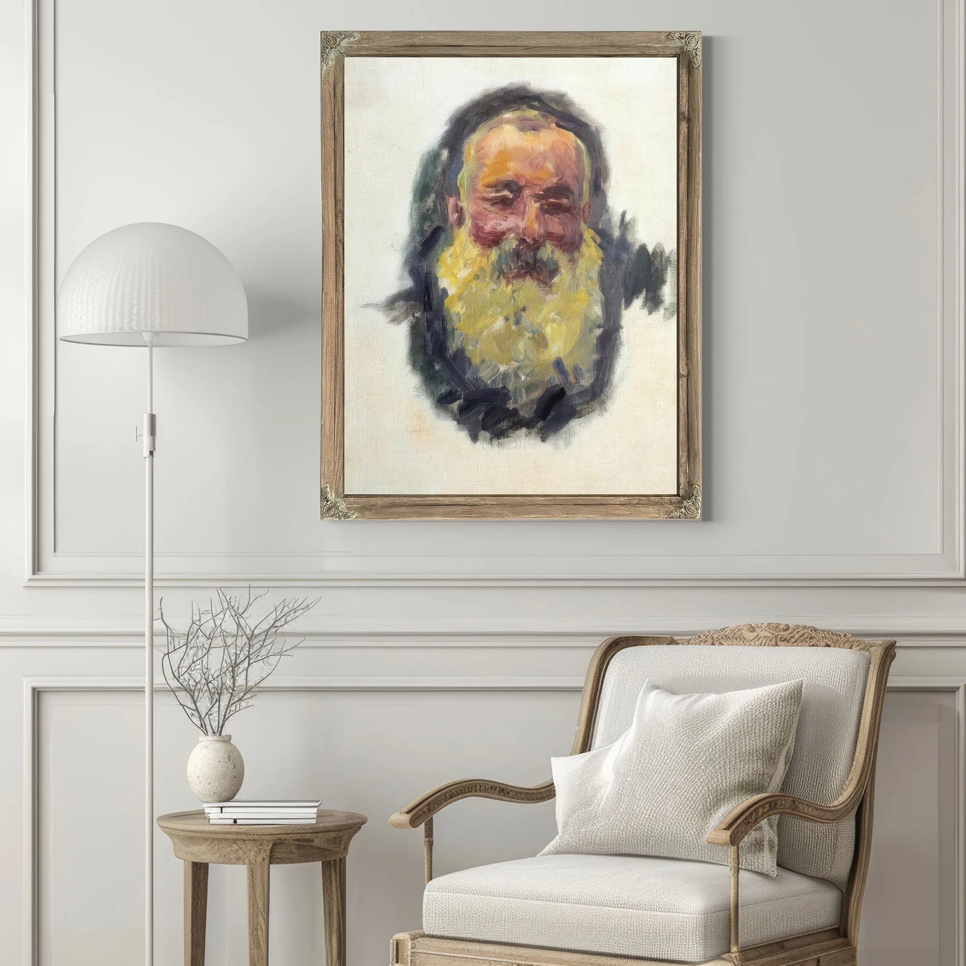 Self Portrait By Claude Monet Fine Art Print