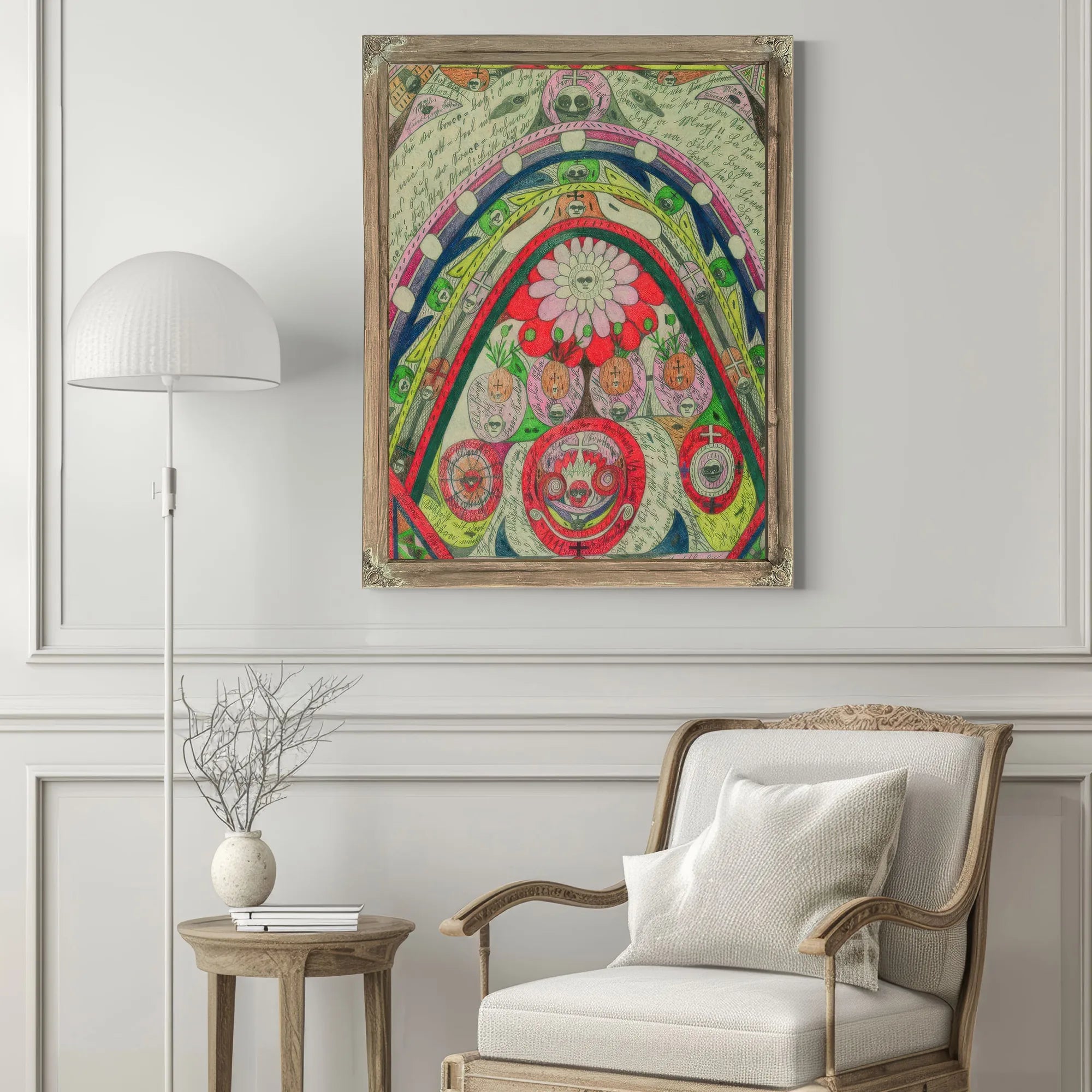 Australia Is Without Doubt The Habitat Of The Giant Strawberry 1911 By Adolf Wolfli Fine Art Print