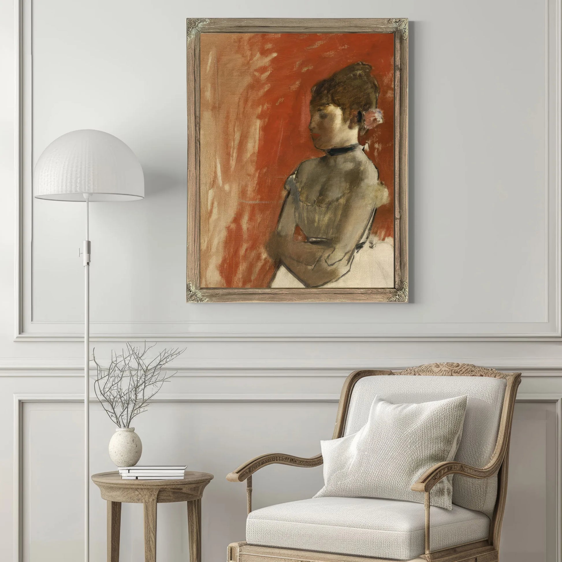Ballet Dancer With Arms Crossed By Edgar Degas Fine Art Print