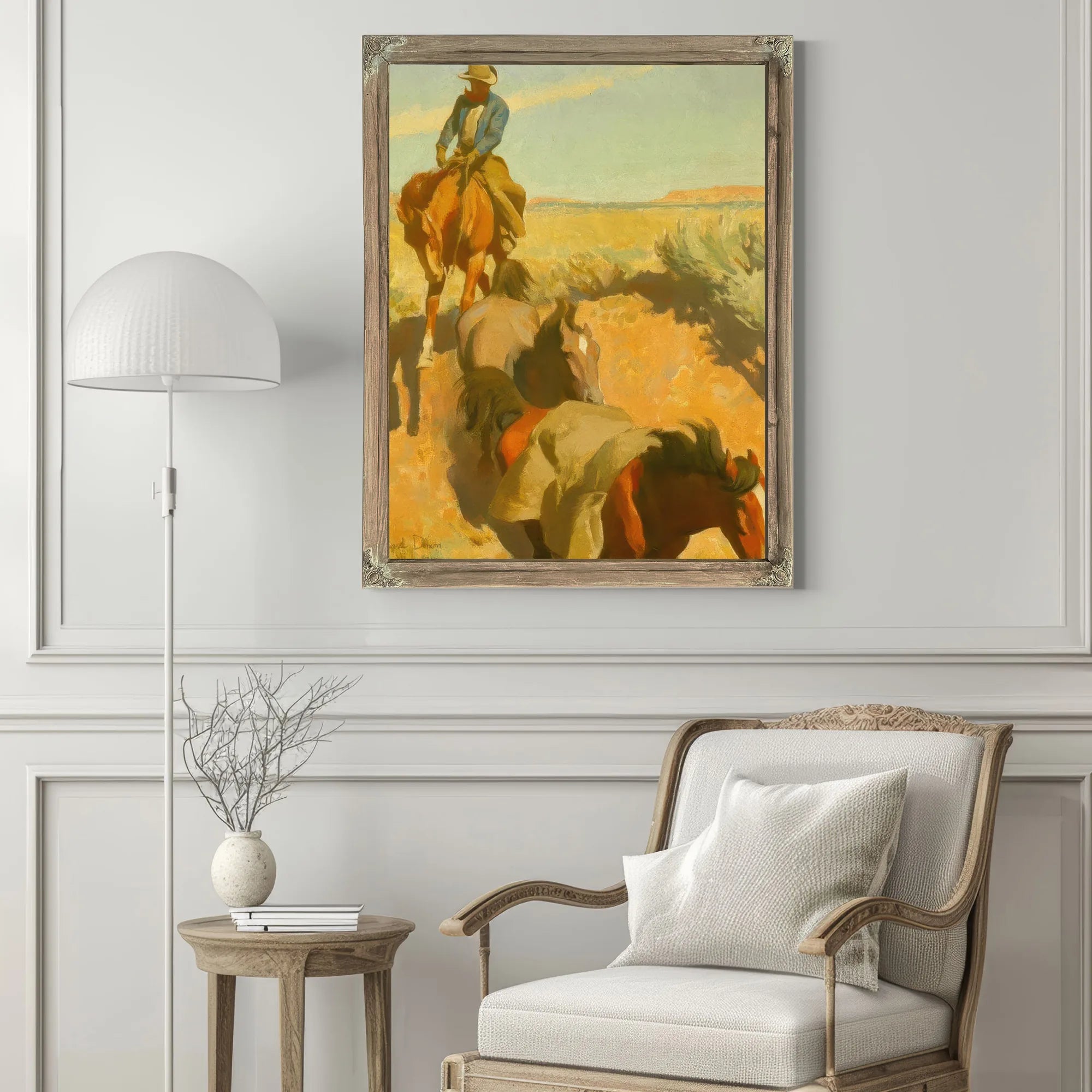 Cut Bank Tuscon By Maynard Dixon Fine Art Print